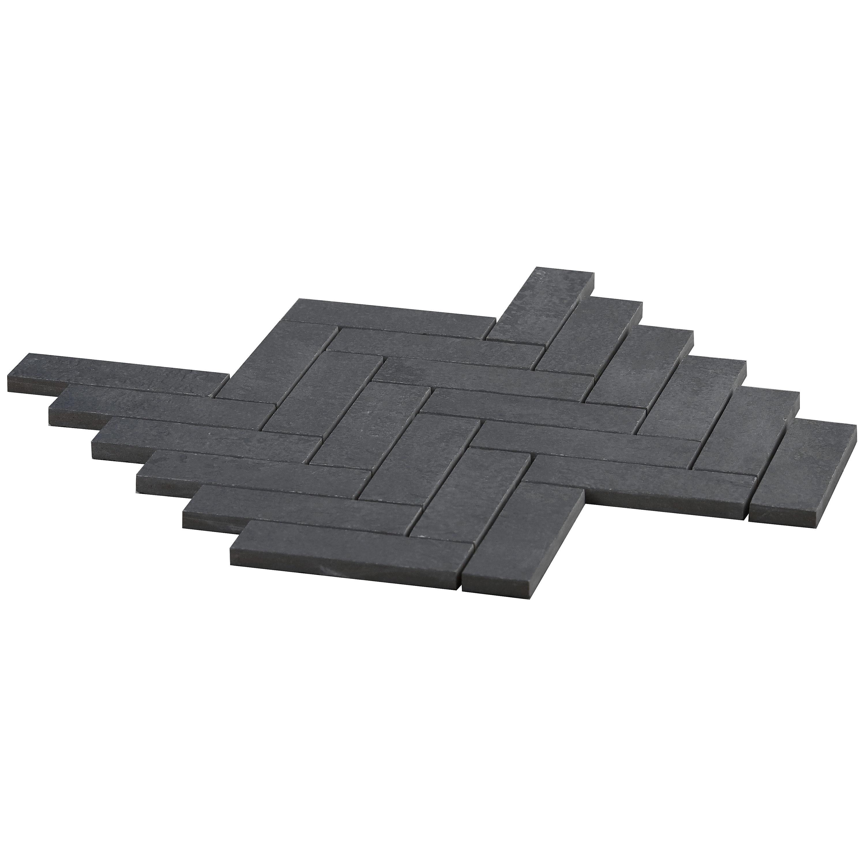 Mantis 10.03 in. x 10.62 in. Herringbone Matte Porcelain Floor & Wall Mosaic Tile (0.75 Sq.Ft./Each)