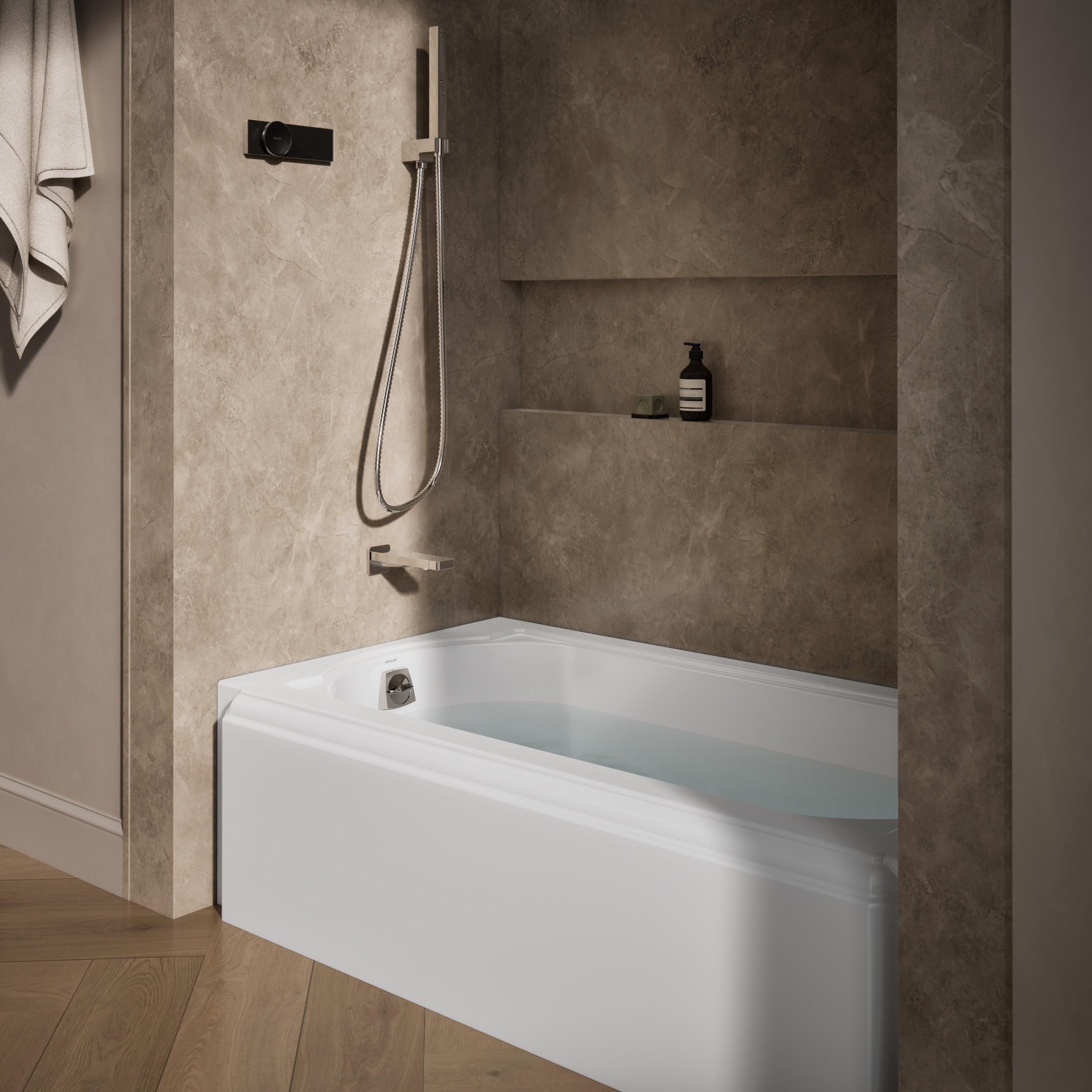 Memoirs® 60" x 32" Alcove/Tile in Soaking Cast Iron Bathtub