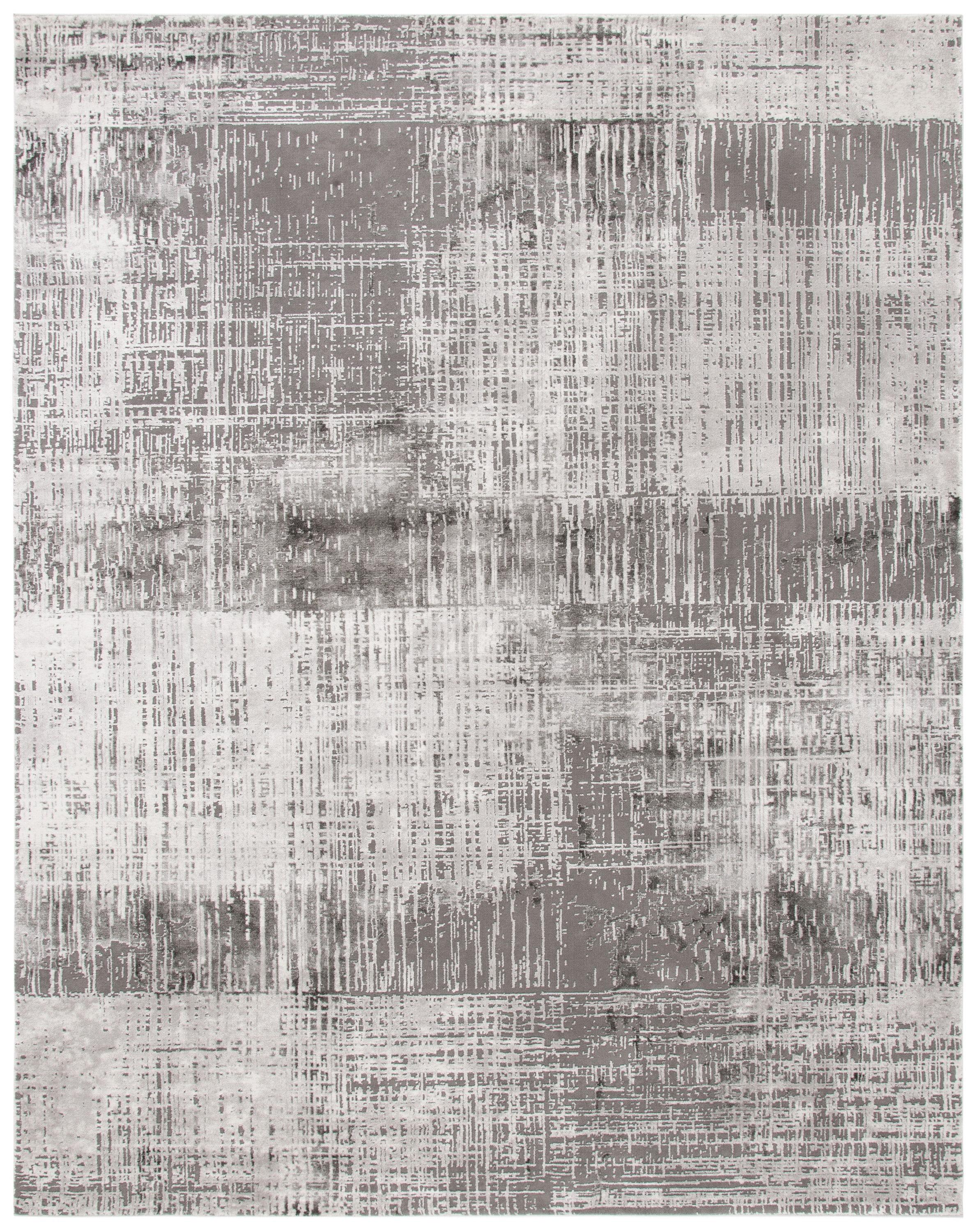 SAFAVIEH Craft Emmet Abstract Area Rug, Grey/Dark Grey, 12' x 15'