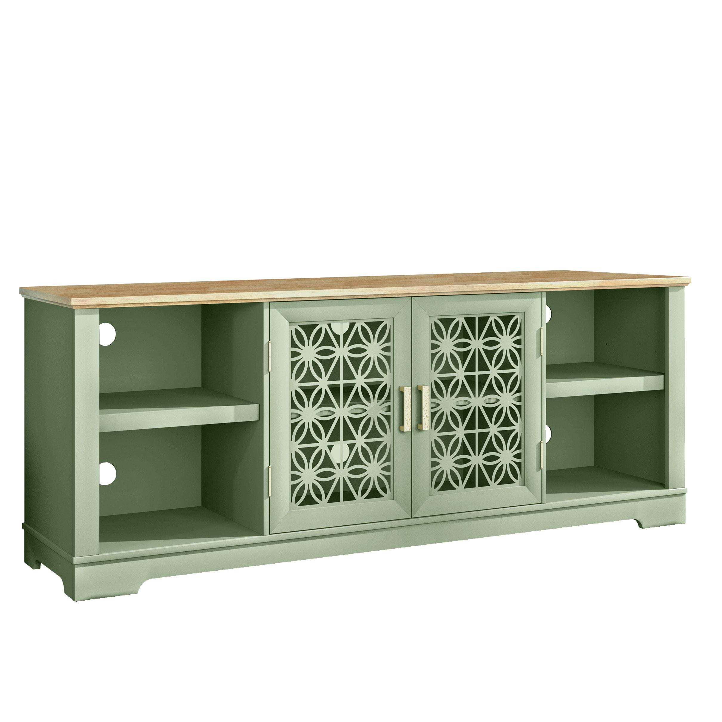 Decorative TV Stand for TVs up to 70" Green - Festivo