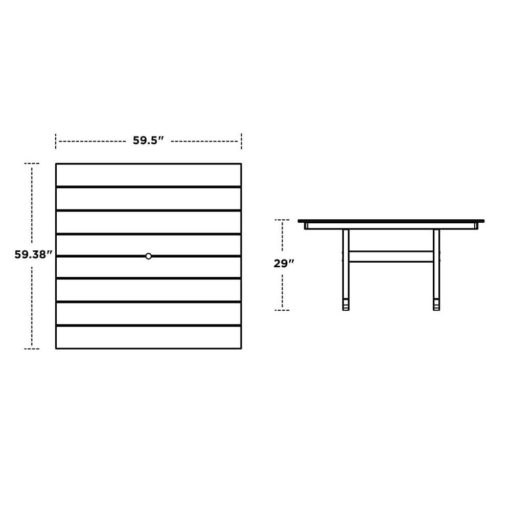 Vineyard 9-Piece Farmhouse Trestle Dining Set