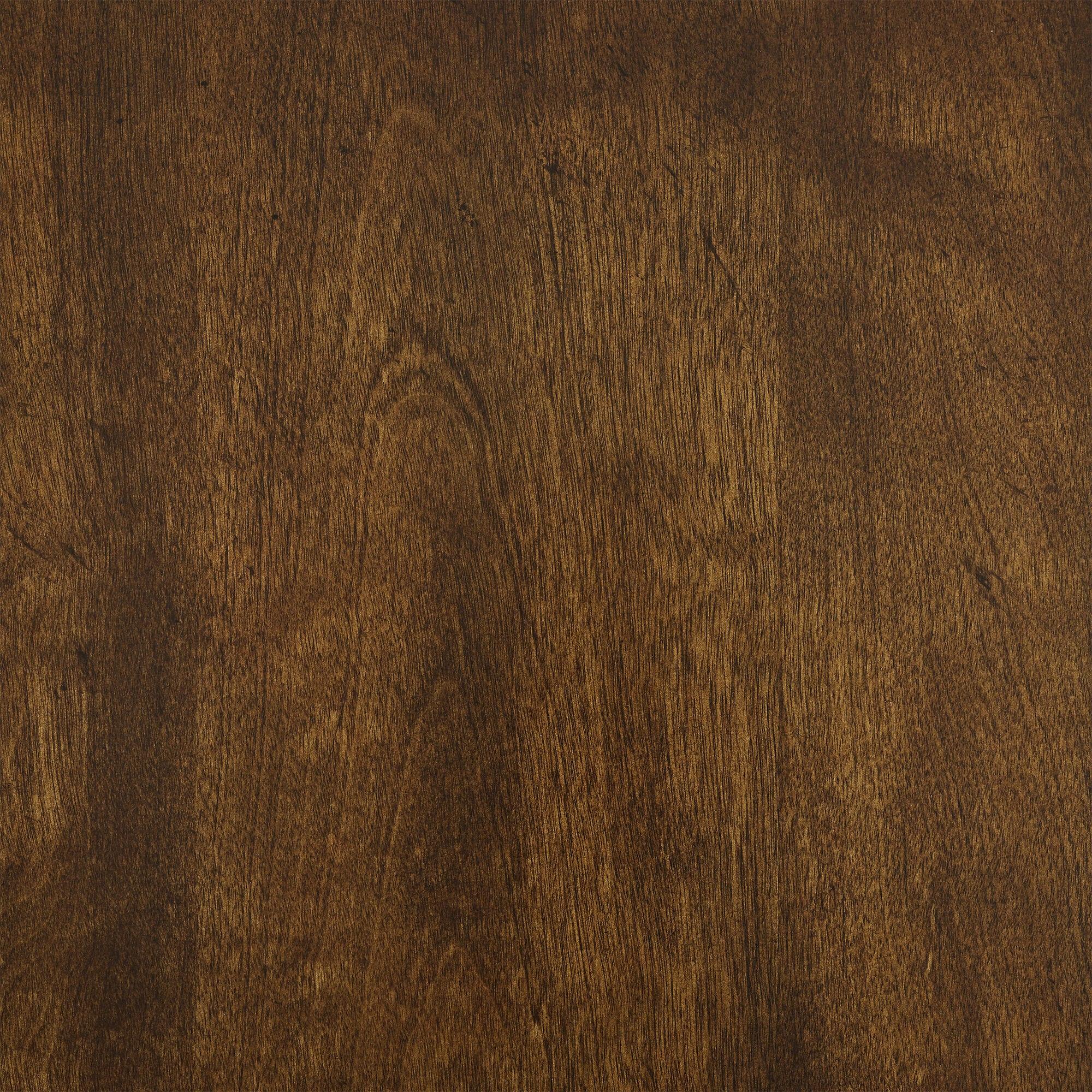 Picket House Furnishings Stark Dining Side Chair with Grey Fabric in Cherry (2 Per Carton) (Set of 2)