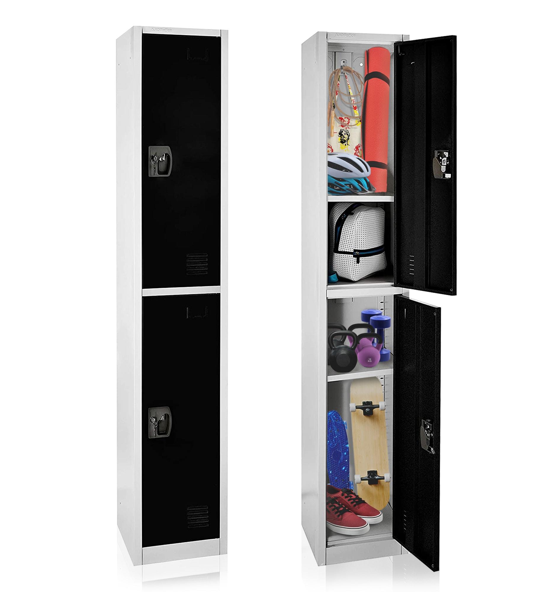 12'' Wide Steel 2-Tier School and Gym Locker