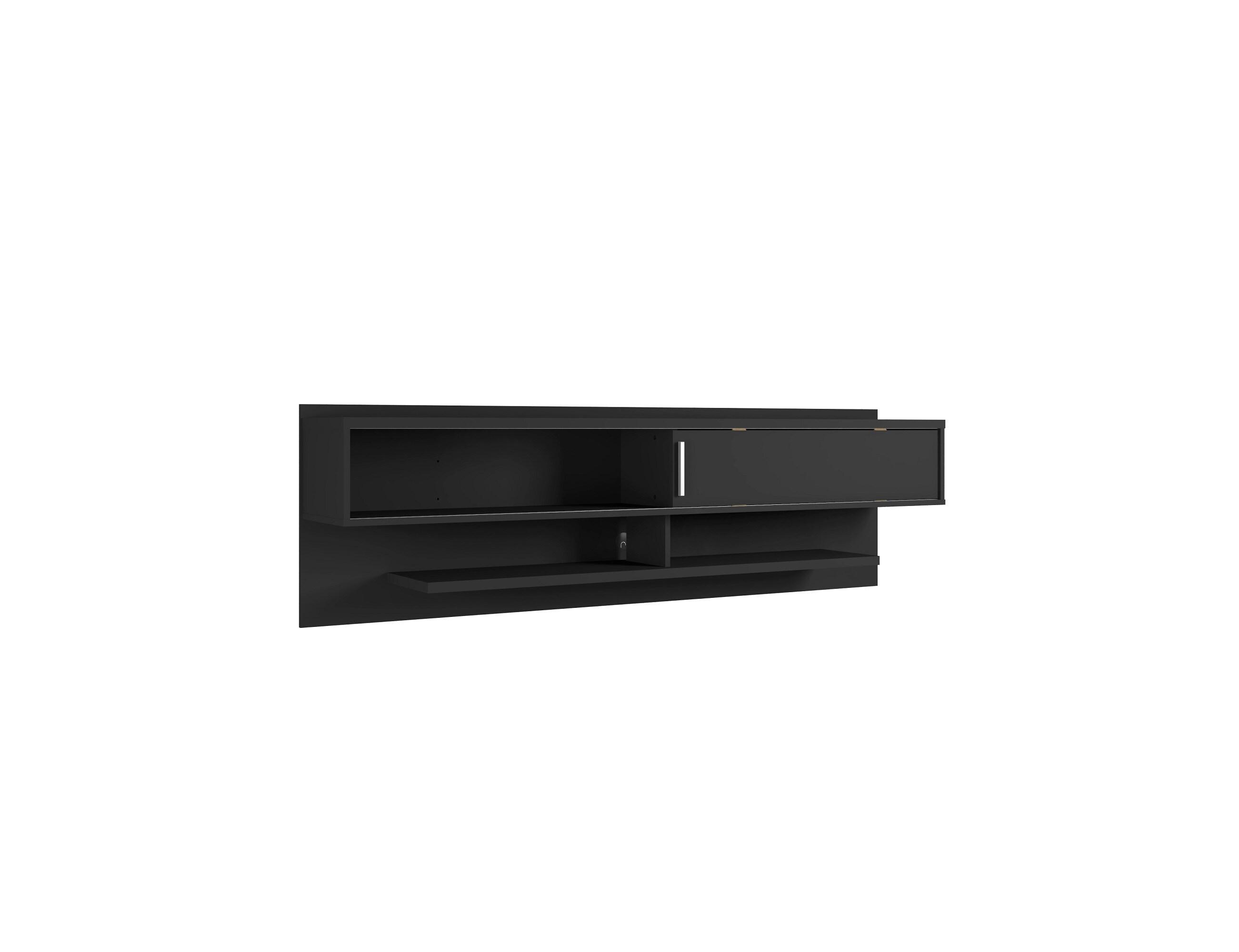 60" Astor Floating Entertainment Center Off  - Manhattan Comfort