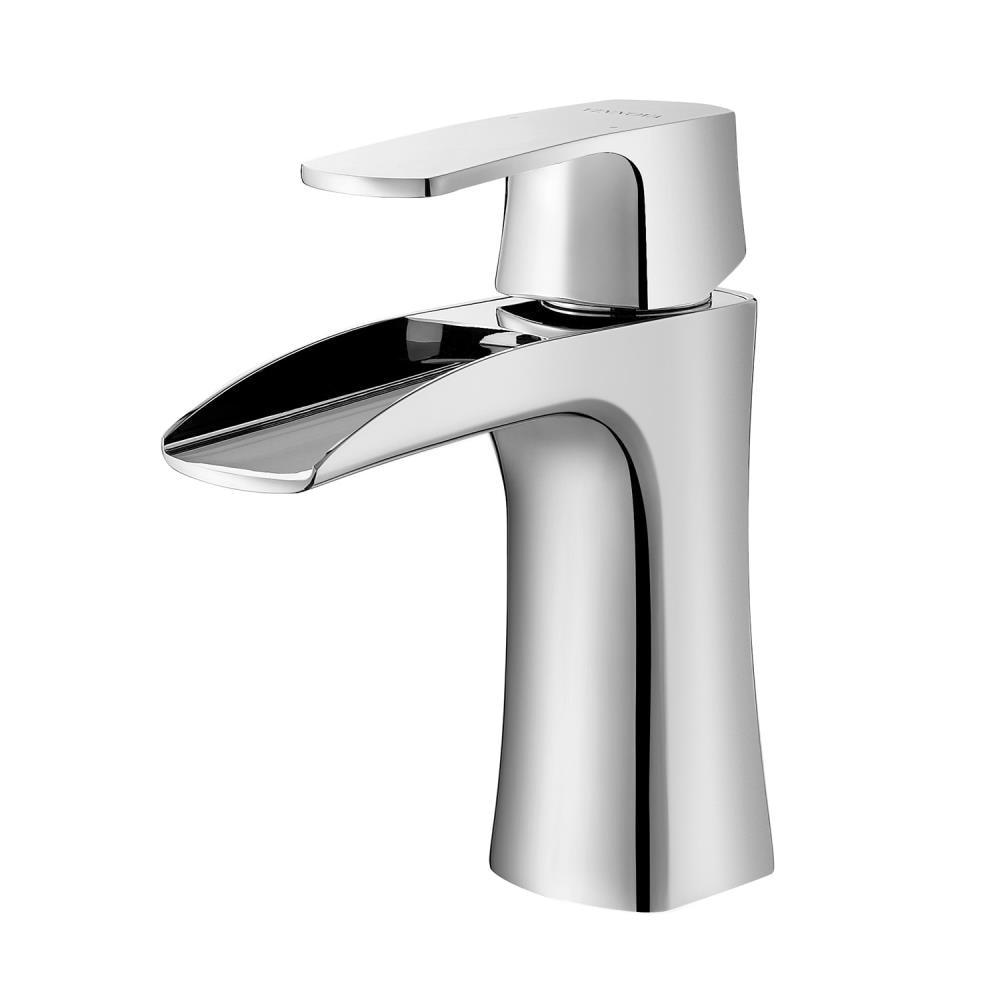 Alessandra Polished Chrome Waterfall Faucet with Solid Brass Construction