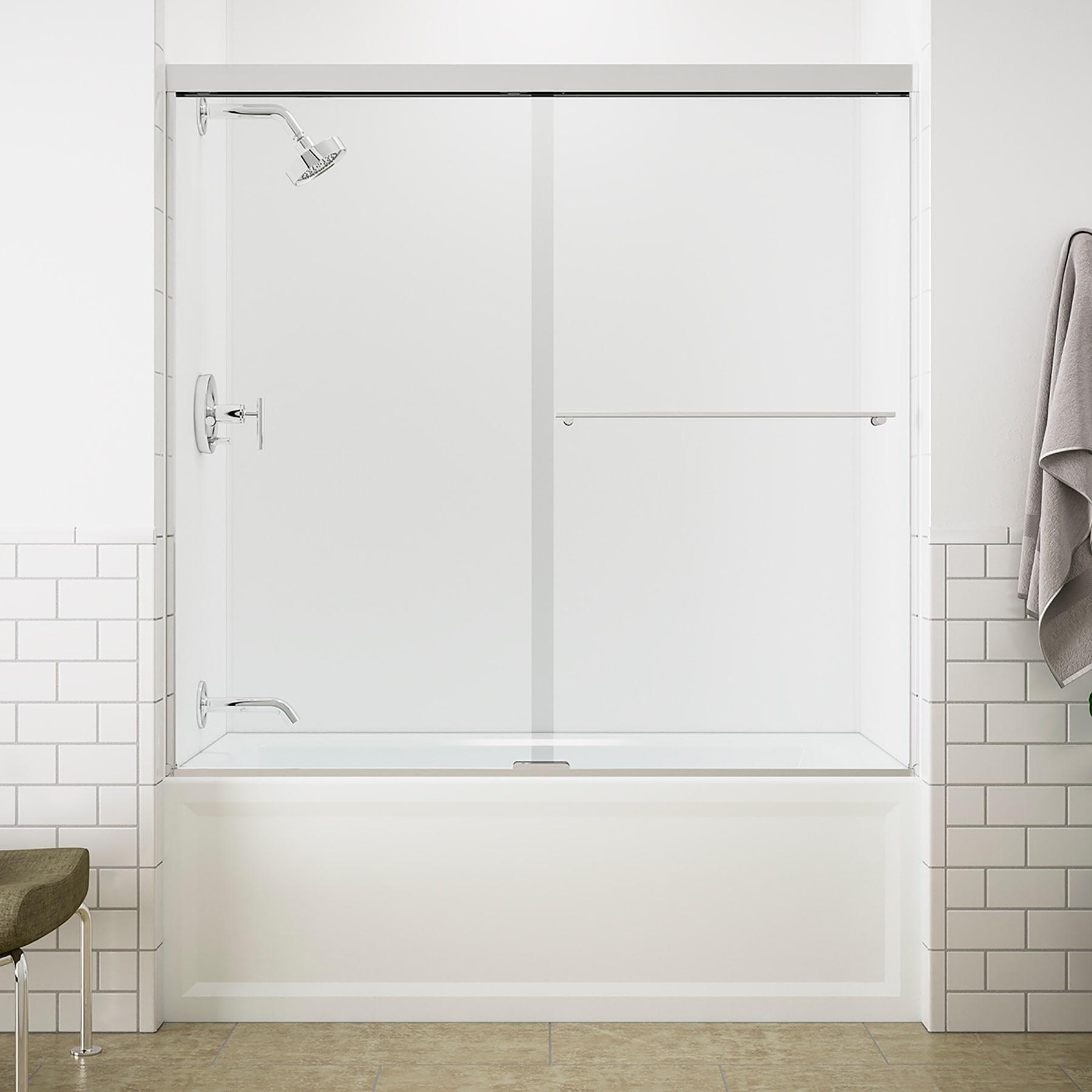 Archer® 60" x 32" Acrylic Alcove Soaking Bathtub with Comfort Depth
