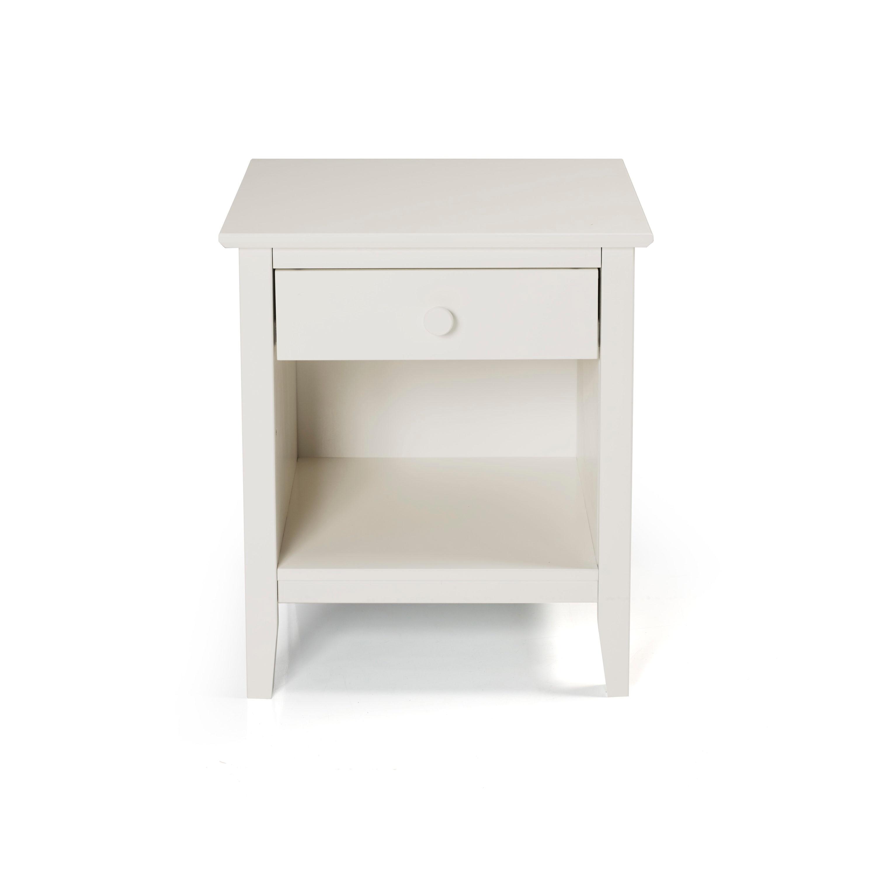 Alaterre Simplicity Nightstand, White