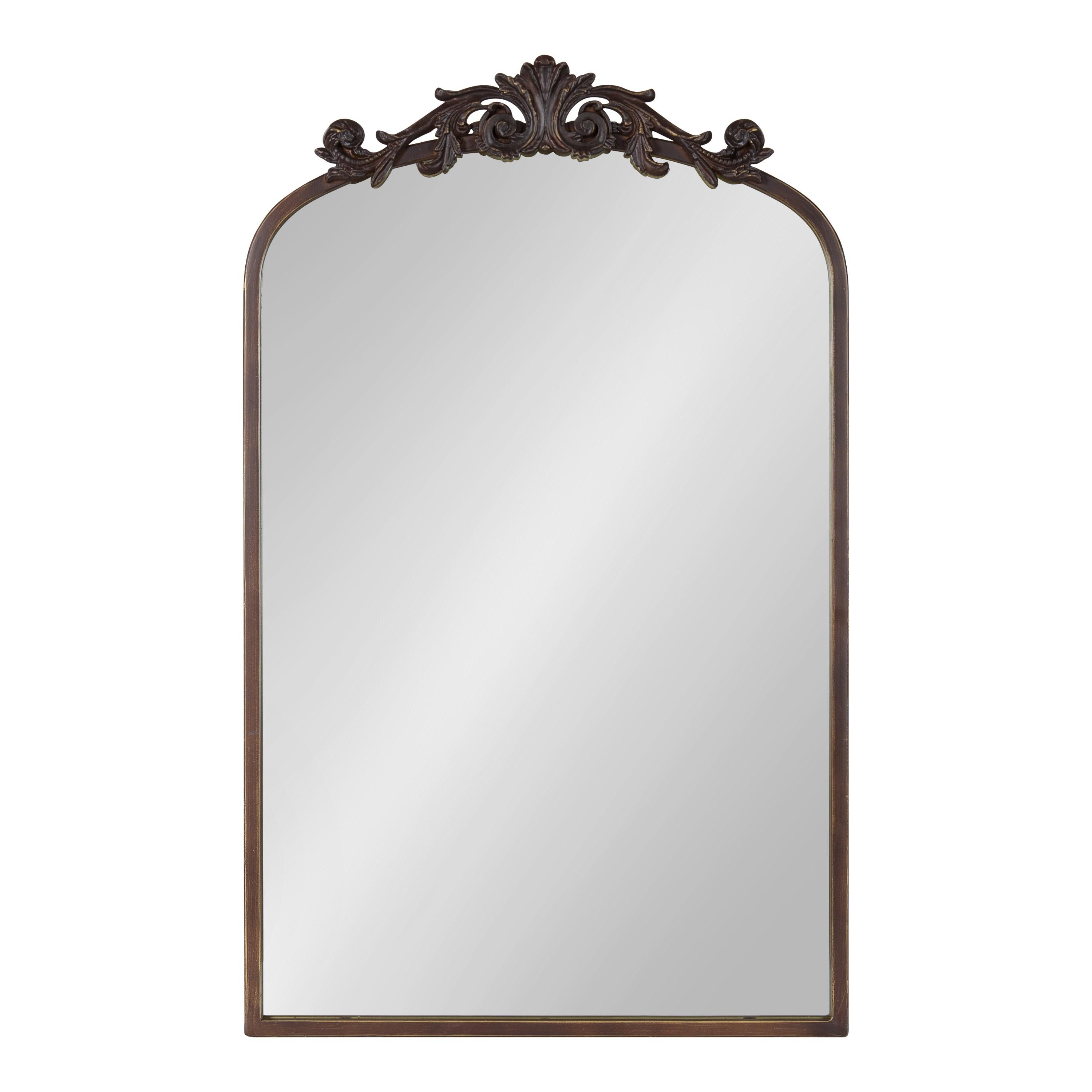19" x 30.7" Arendahl Traditional Arch Decorative Wall Mirror Bronze - Kate & Laurel All Things Decor