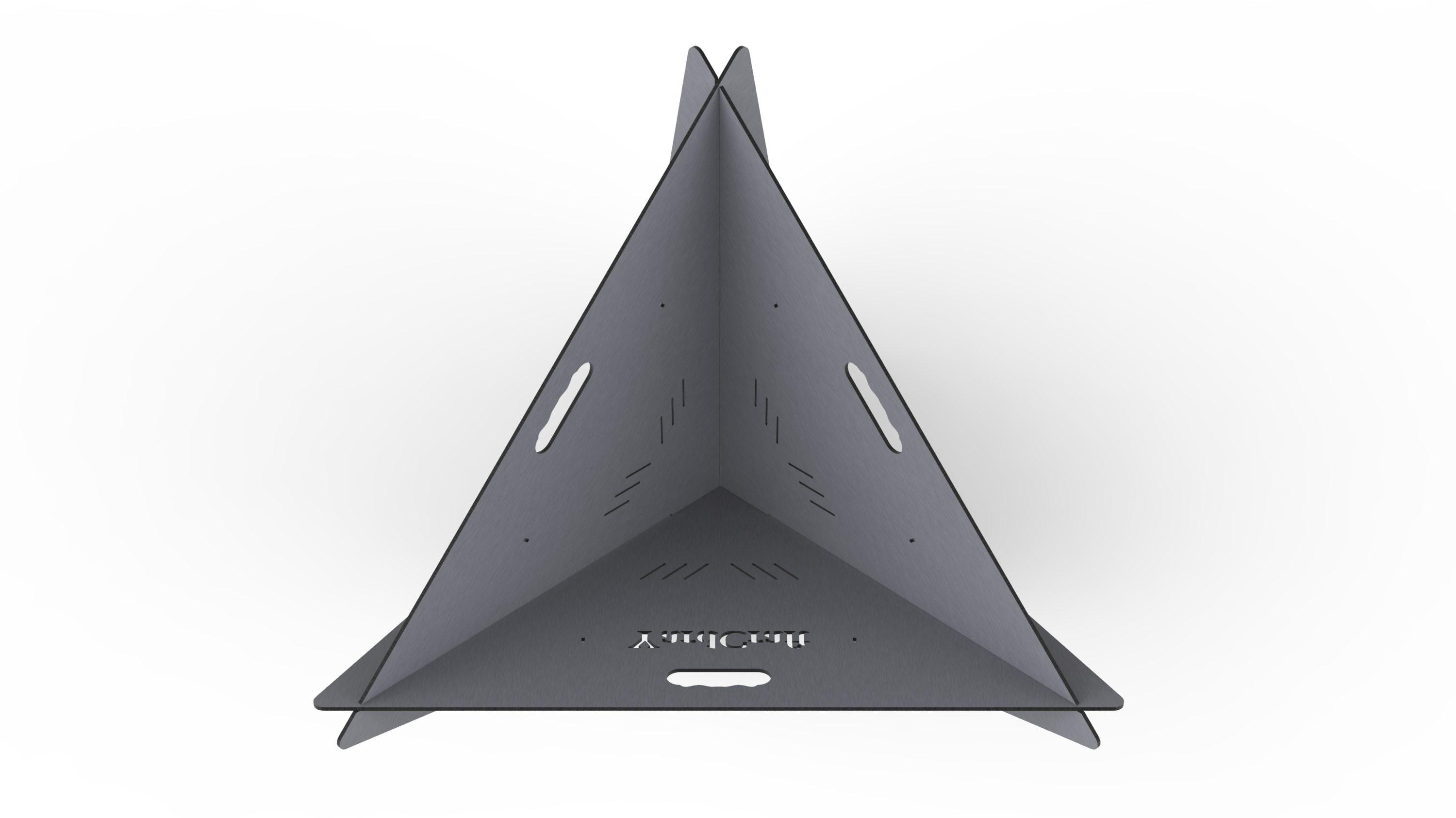 The Vulcan Steel Fire Pit Steel Charcoal/Wood Fire pit