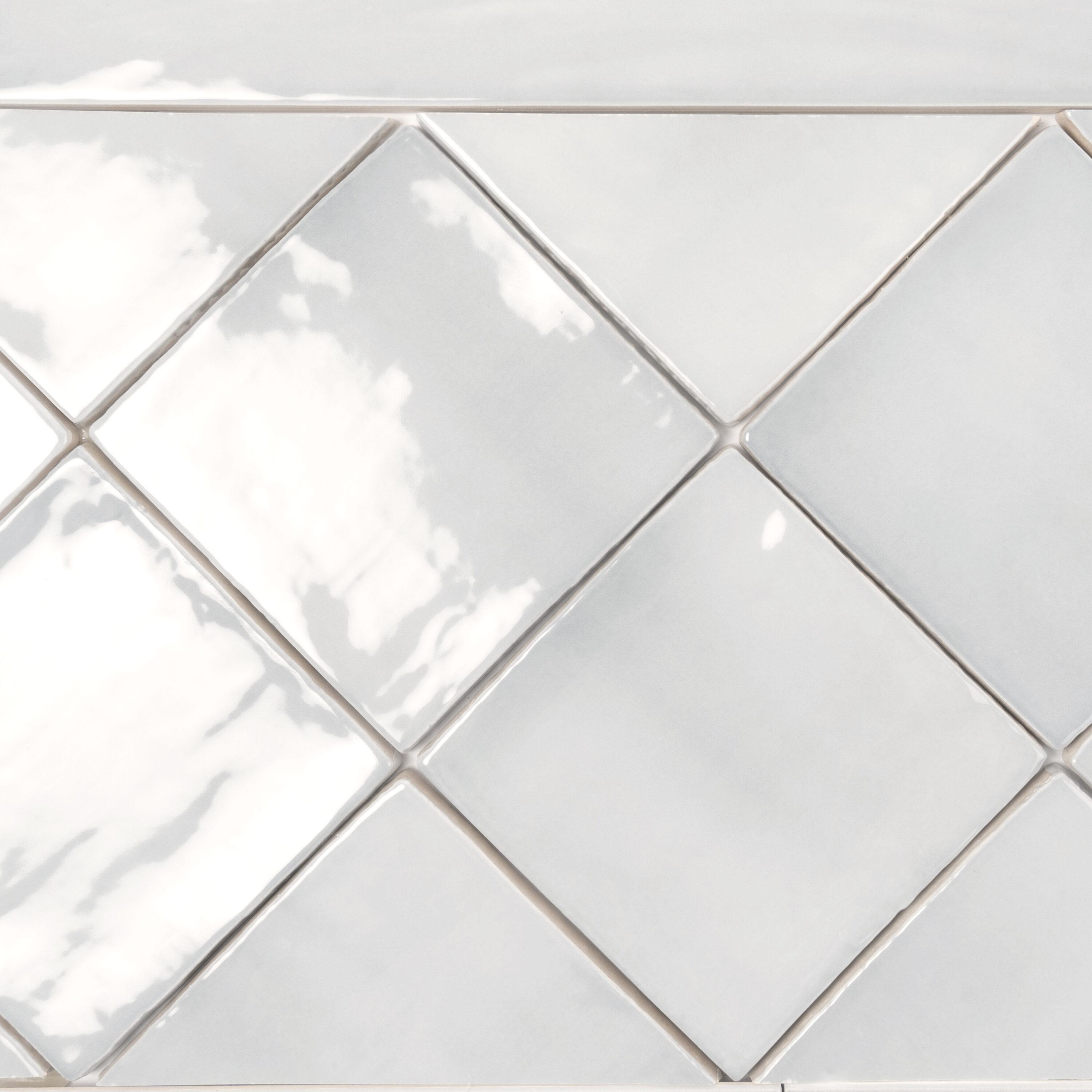 Silken 3.94 in. x 3.94 in. Glossy Benjamin Moore Smoke Ceramic Square Wall and Floor Tile (5.38 sq. ft./case) (50-pack)