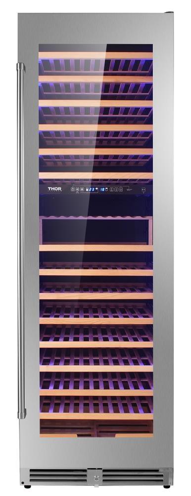 Thor Kitchen Twc2403di 24" Wide Tall Dual Zone Wine Cooler - Stainless Steel
