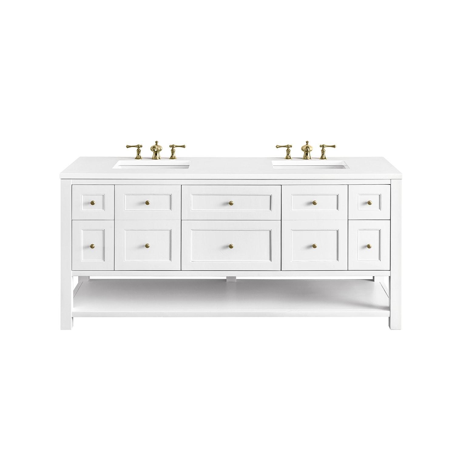Breckenridge 72" Double Bathroom Vanity Set