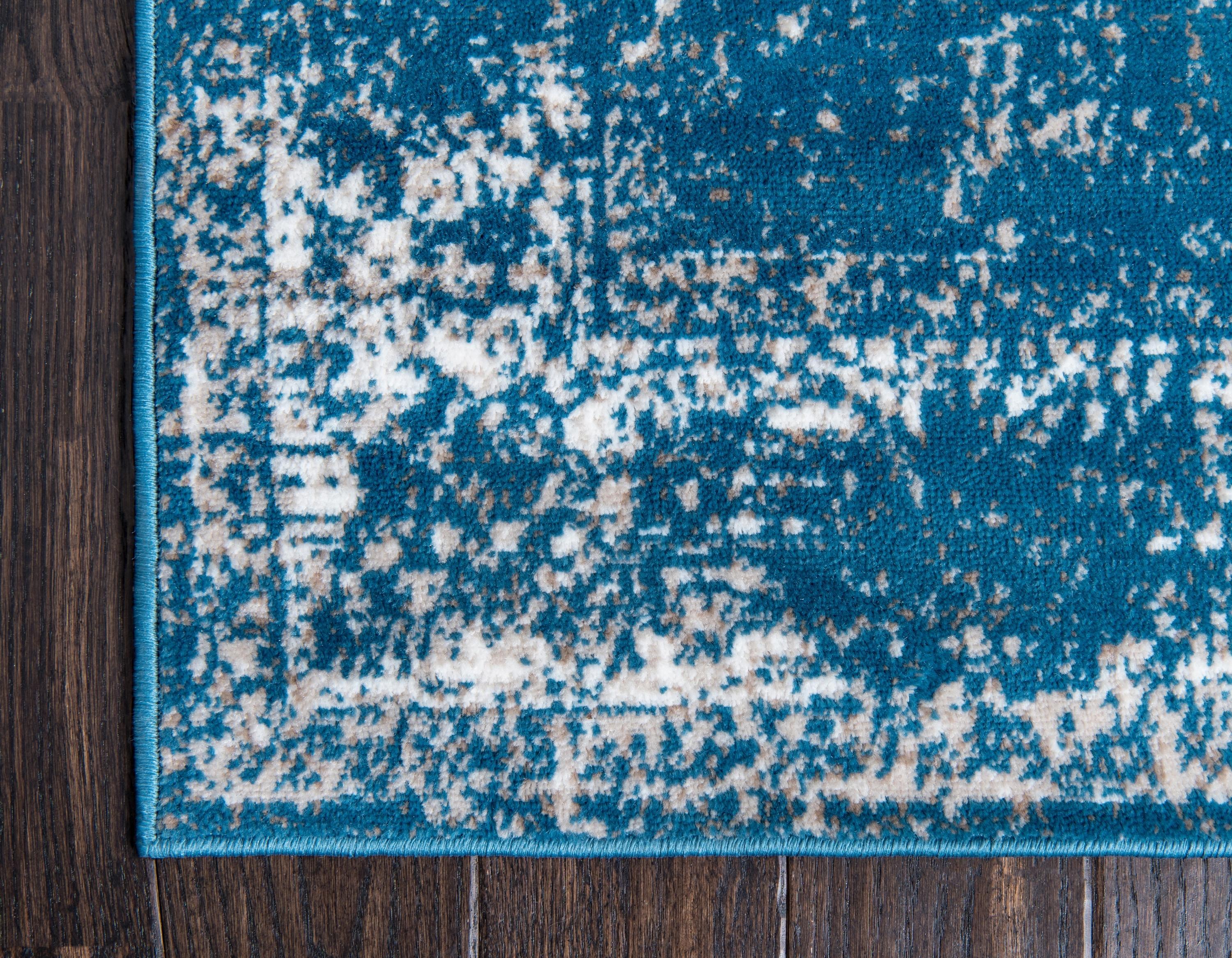 Unique Loom 2' 2 x 3' 0 Sofia Casino Blue Area Rug