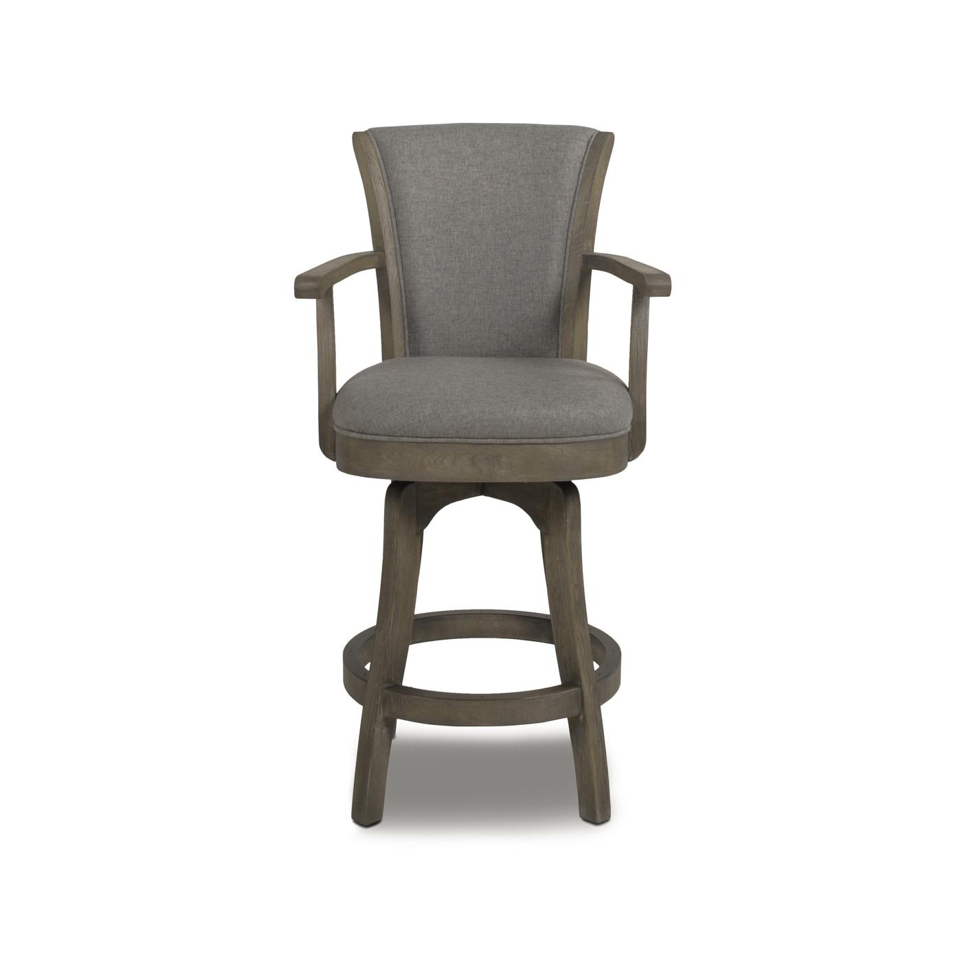 Jennifer Taylor Home Williams 27" Counter Height Bar Stool Dark Heathered Grey