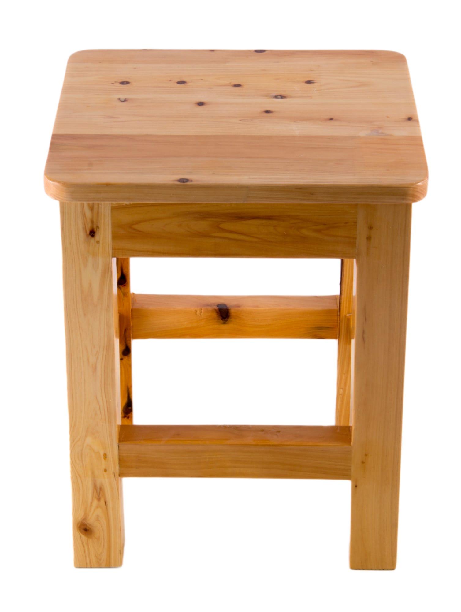 Solid Wood Accent Stool