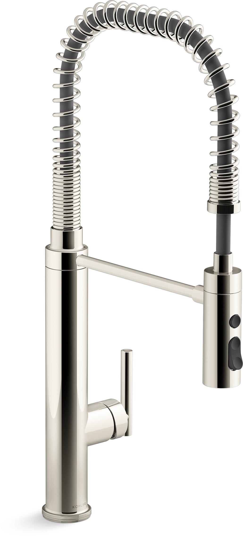 Kohler Purist® Single Handle Semi-Professional Pre-Rinse Kitchen Faucet with Pull Down Sprayer