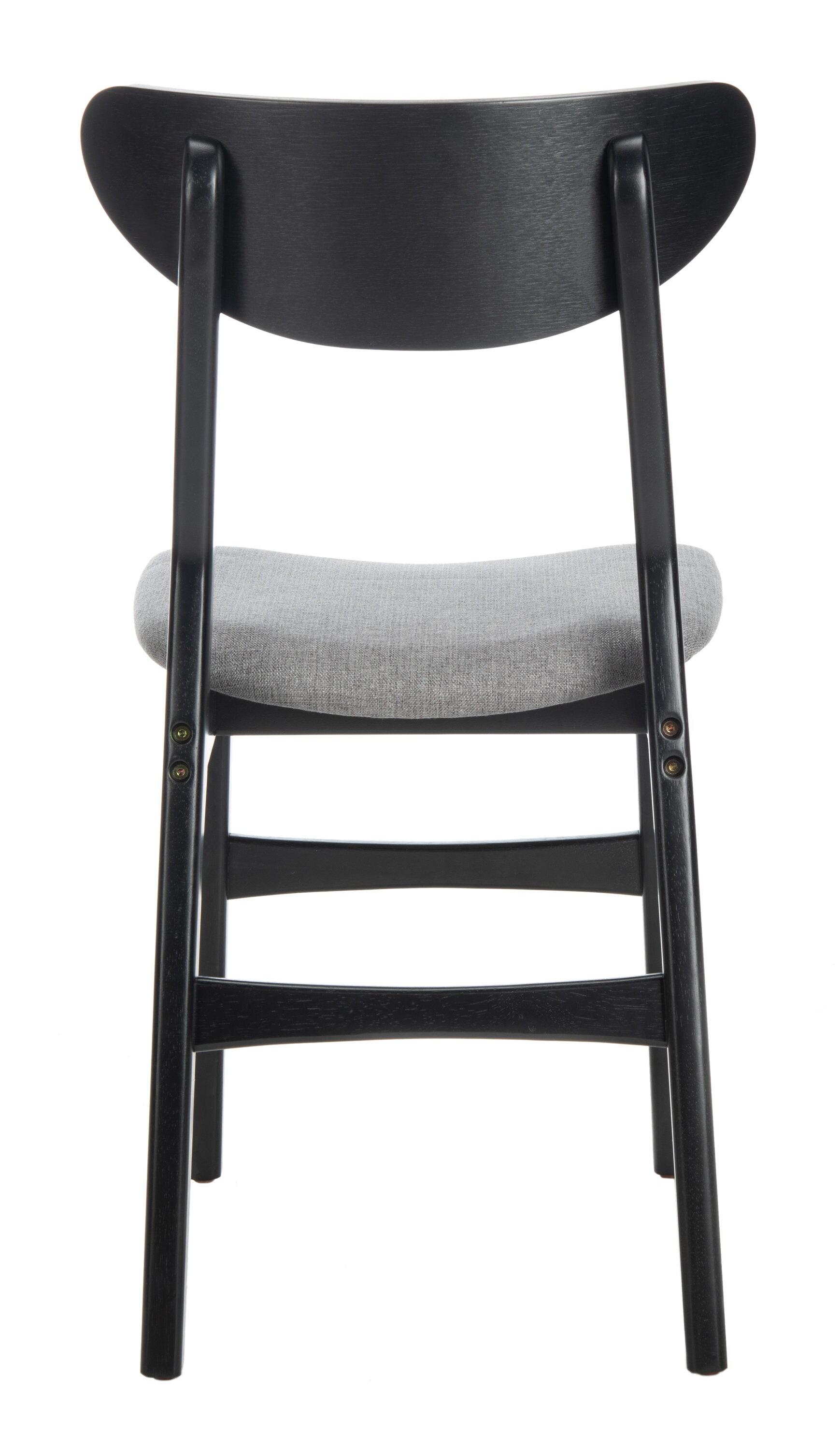 Lucca Retro Dining Chair (Set of 2) - DCH1001 - Black/Grey - Safavieh