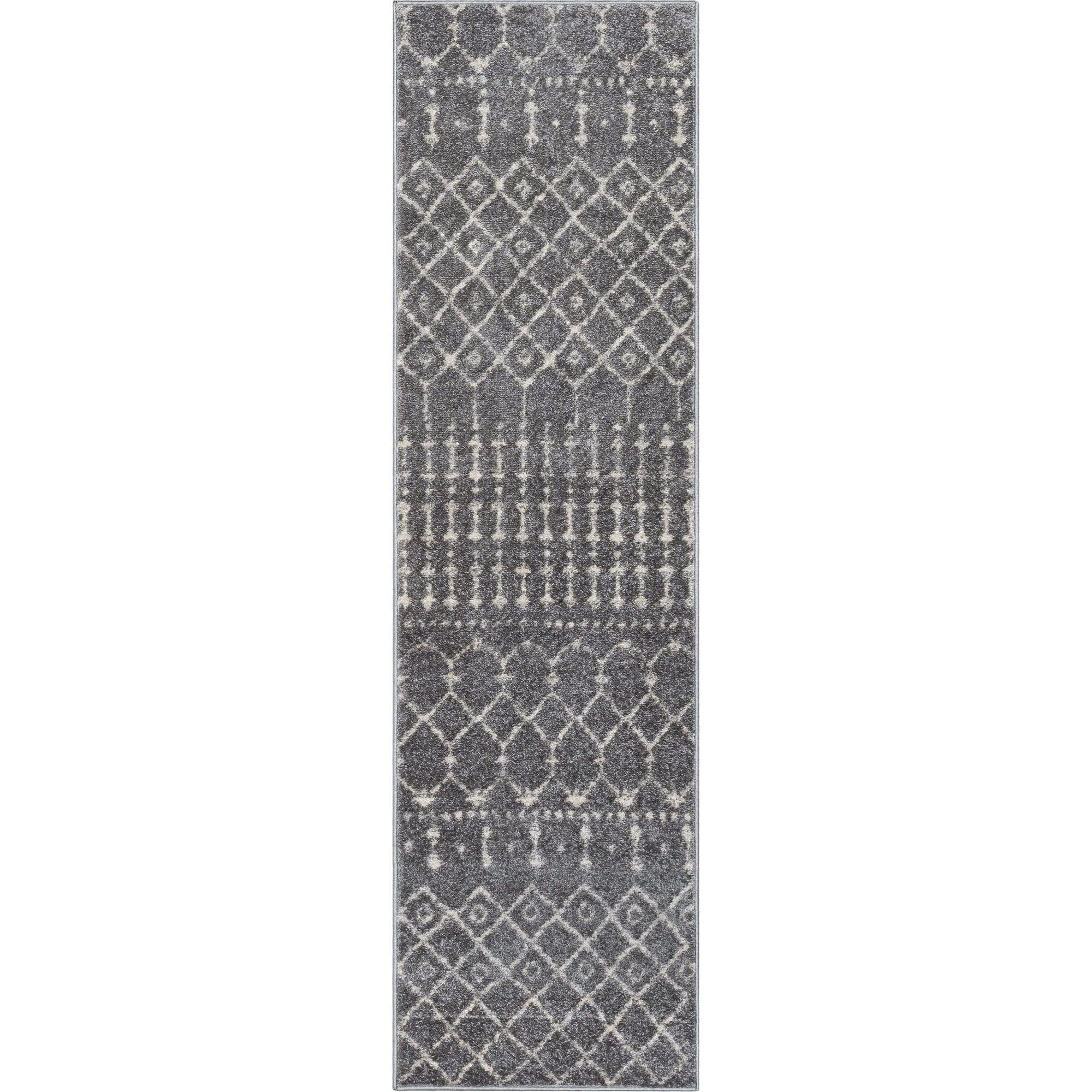 Mystic Colette Moroccan Trellis Grey Area Rug