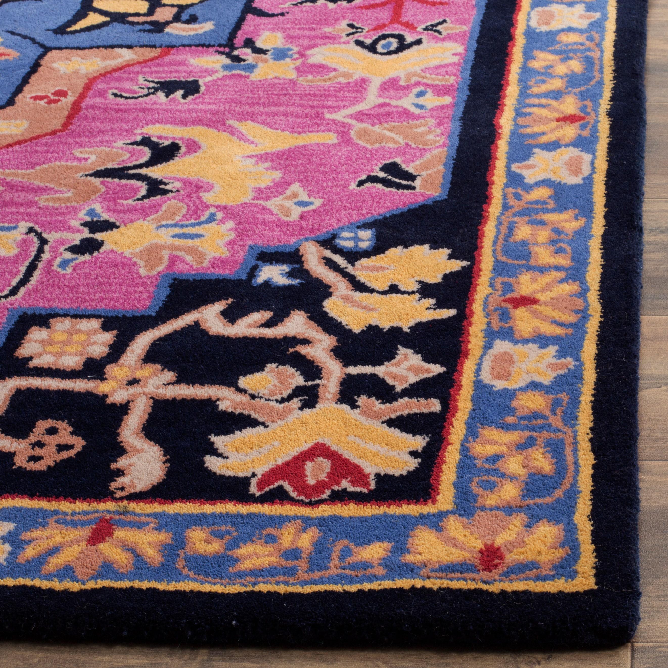 Bellagio BLG506 Hand Tufted Accent Rug - Pink/Multi - 2'x3' - Safavieh.