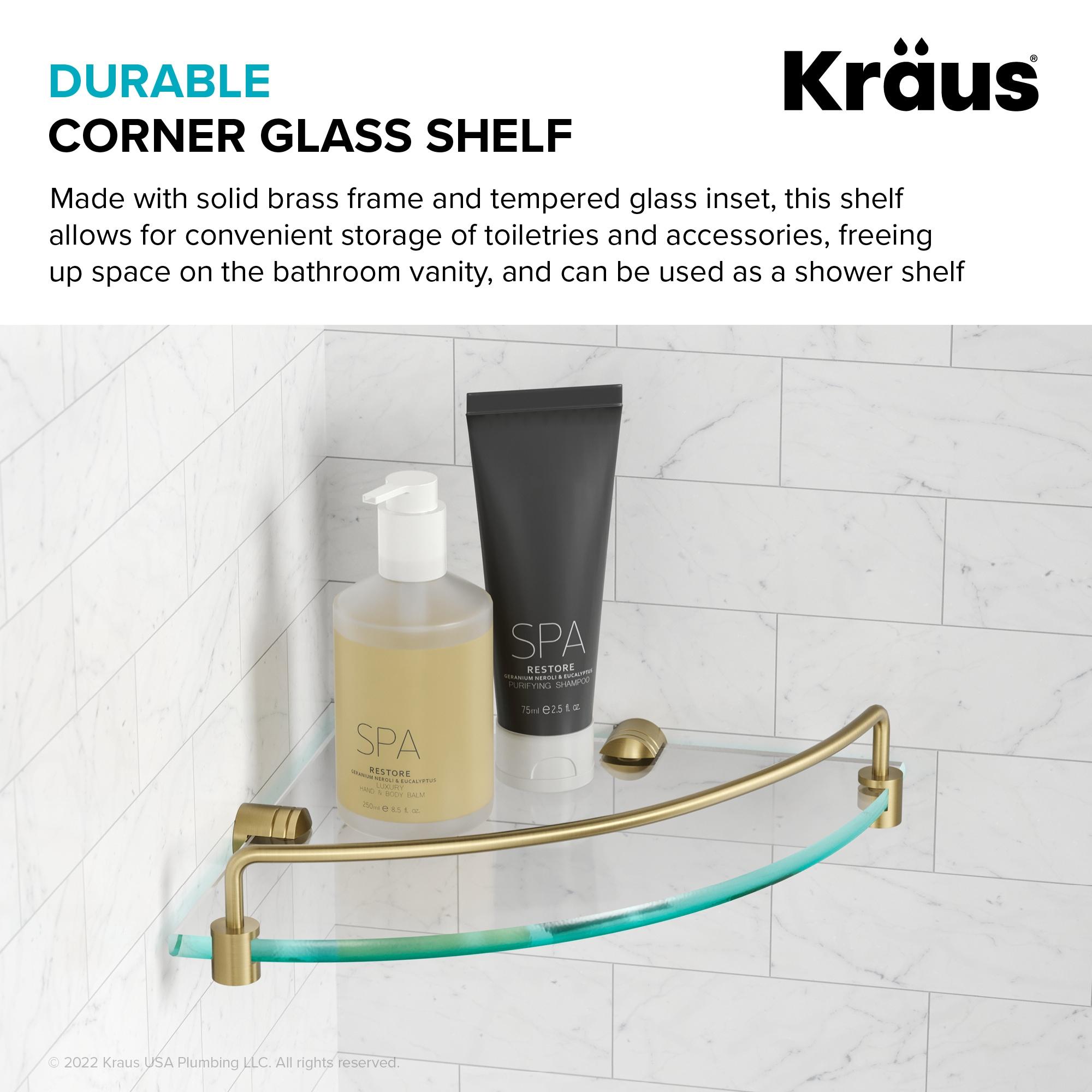 Kraus Elie Triangle Metal Corner Shelf