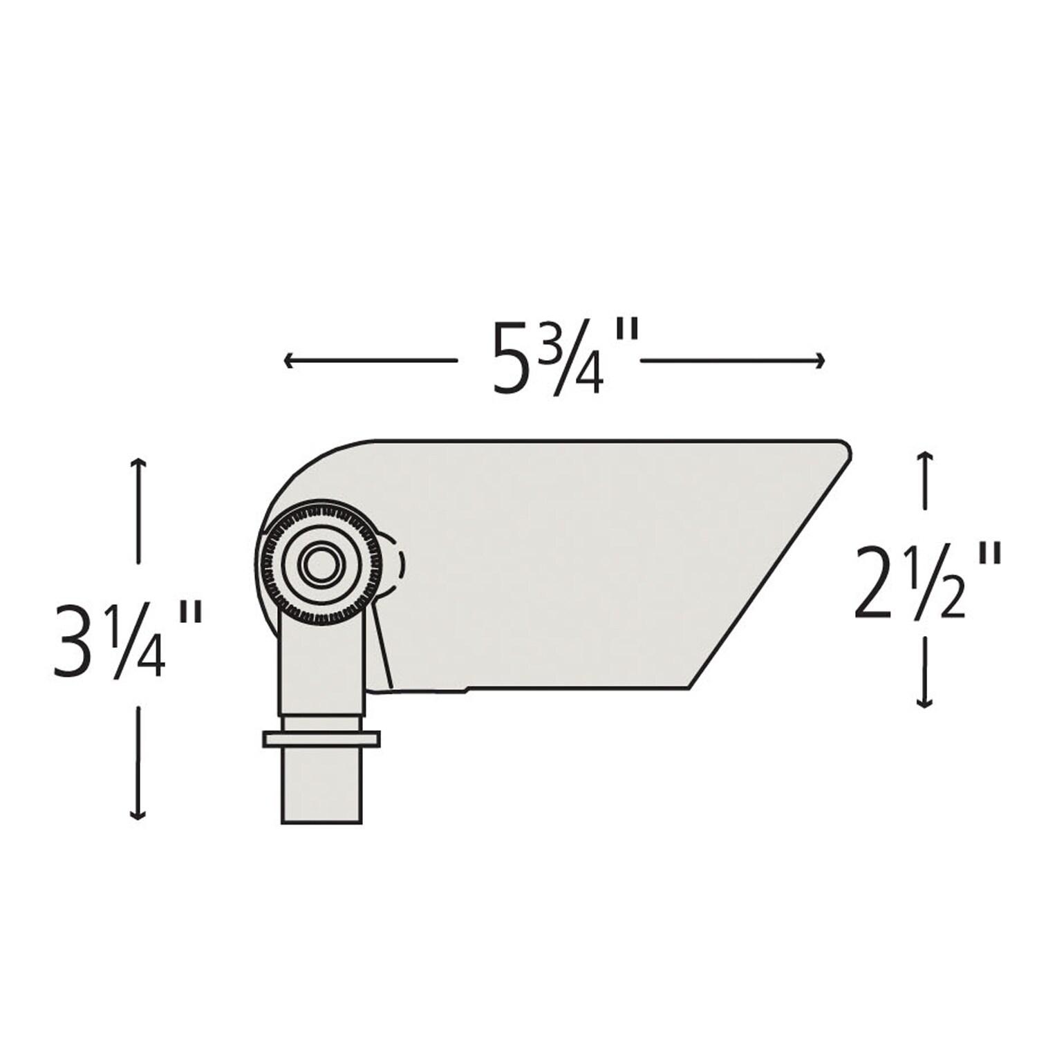 LumaCore 2.5" Textured Brown LED Outdoor Spot Light