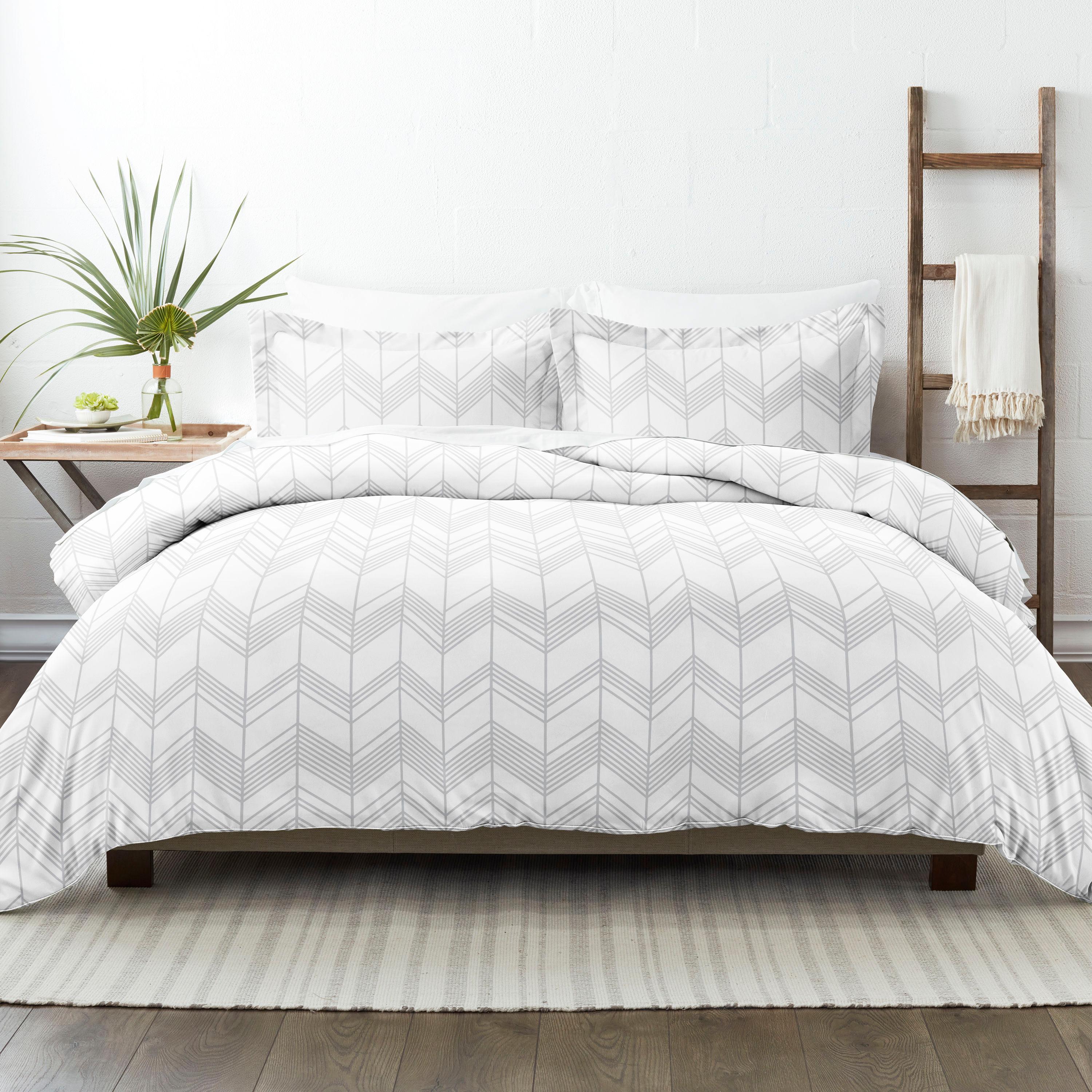 Home Alps Chevron Pattern Duvet Cover Set