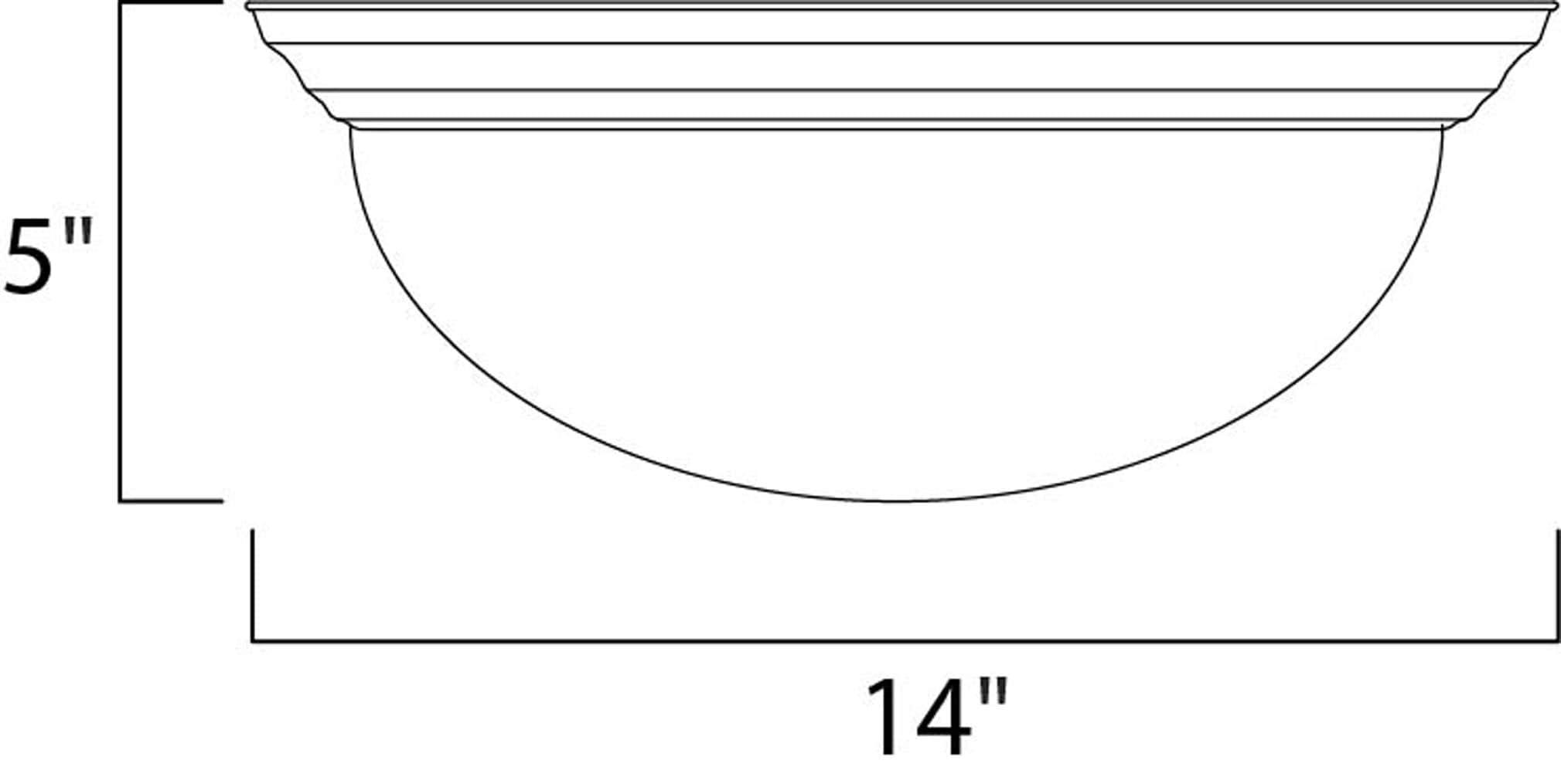 Maxim Lighting Essentials - 585x 2 - Light Flush Mount in  Satin Nickel