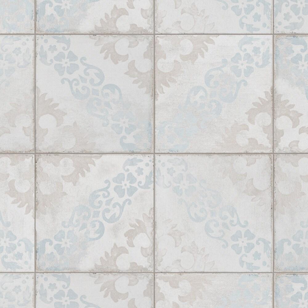 Barcelona 6" x 6" Porcelain Patterned Wall & Floor Tile