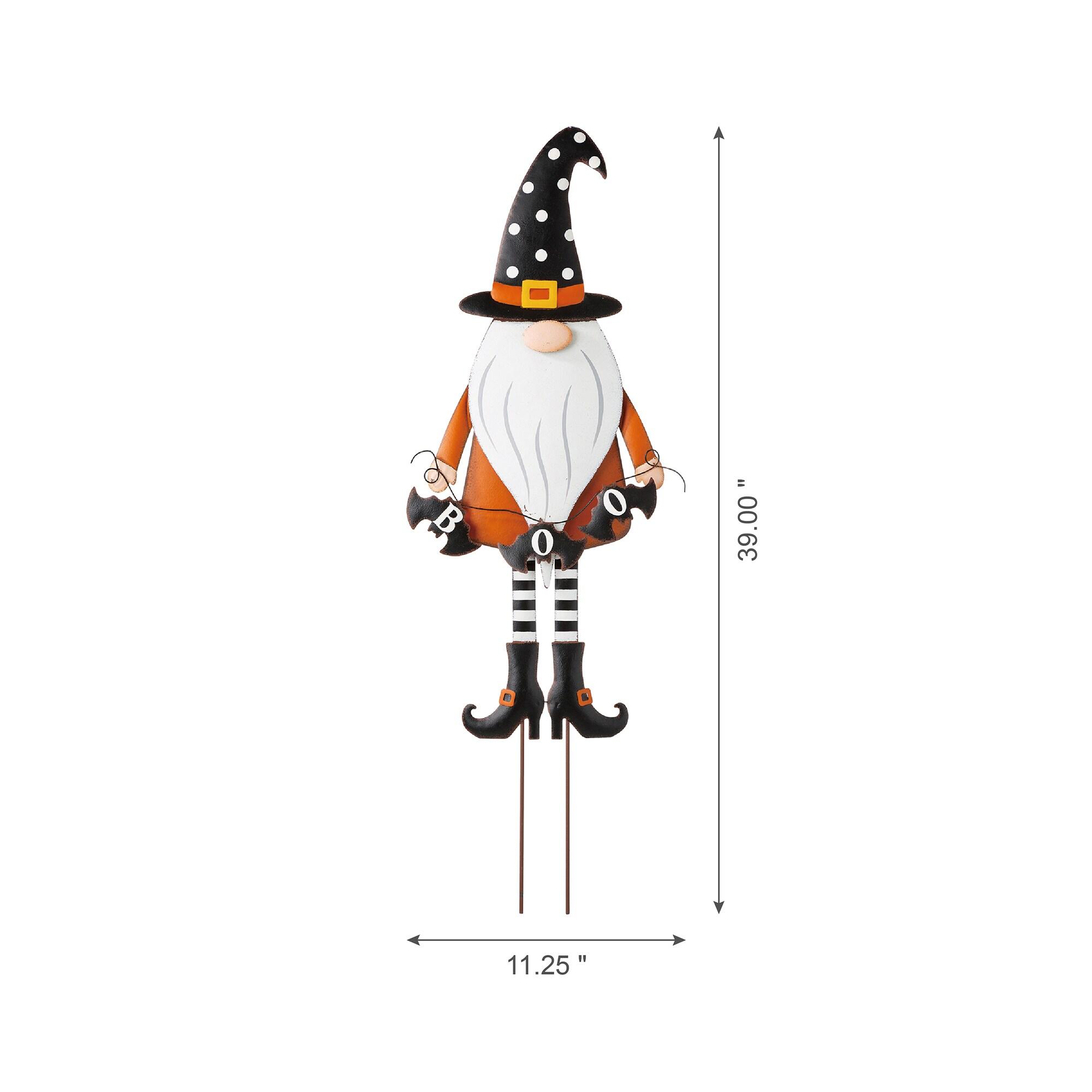Jetlink Crafts Halloween Gnome Metal Yard Stake