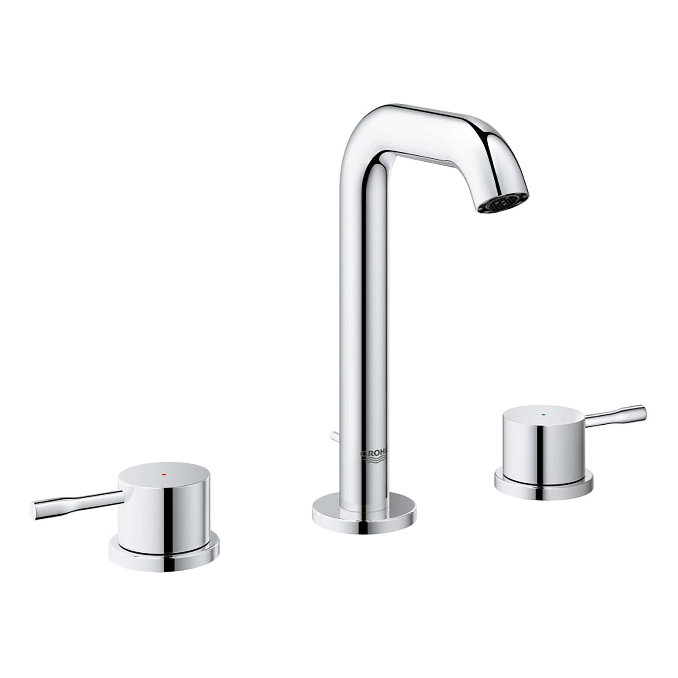 Essence New 8 in. Widespread 2-Handle Low-Arc Bathroom Faucet - 1.2 GPM