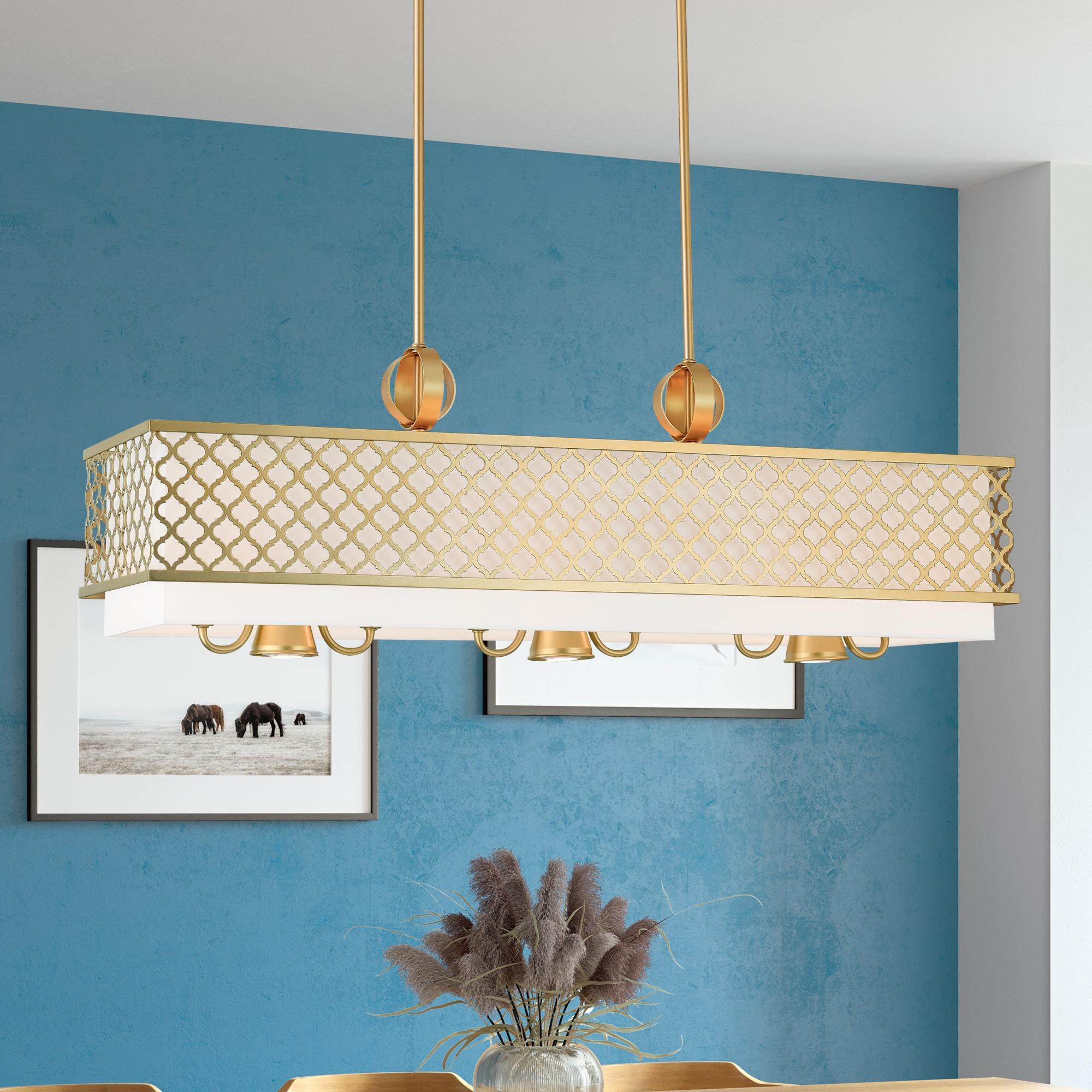 9 - Light Square / Rectangle Chandelier