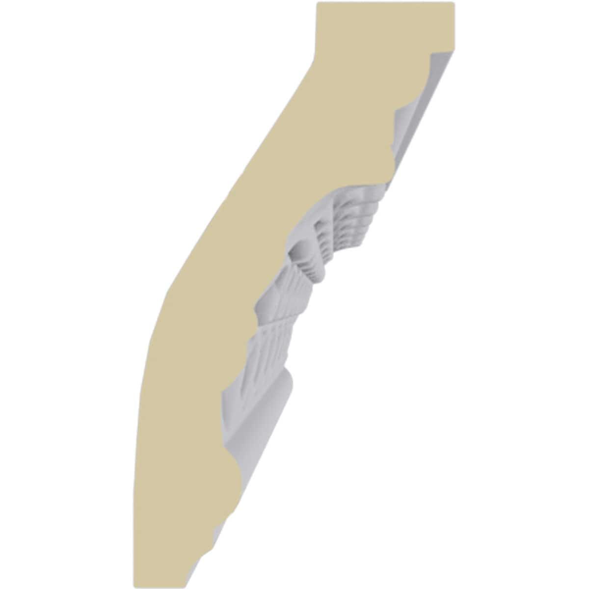 Ekena Millwork 3 7/8"H x 2 1/8"P x 4 1/2"F x 94 1/2"L Hampshire Crown Molding