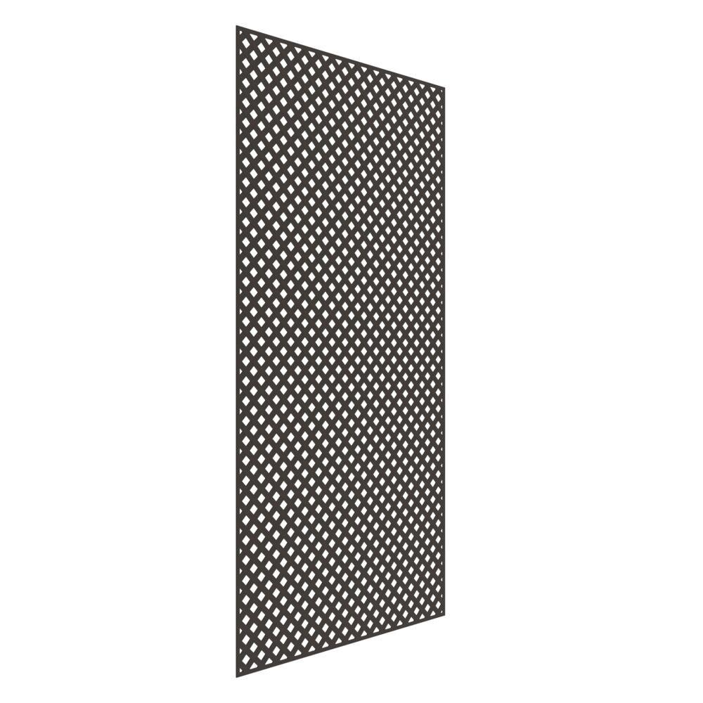 96" H x 48" W Vinyl Diamond Privacy Lattice Panel