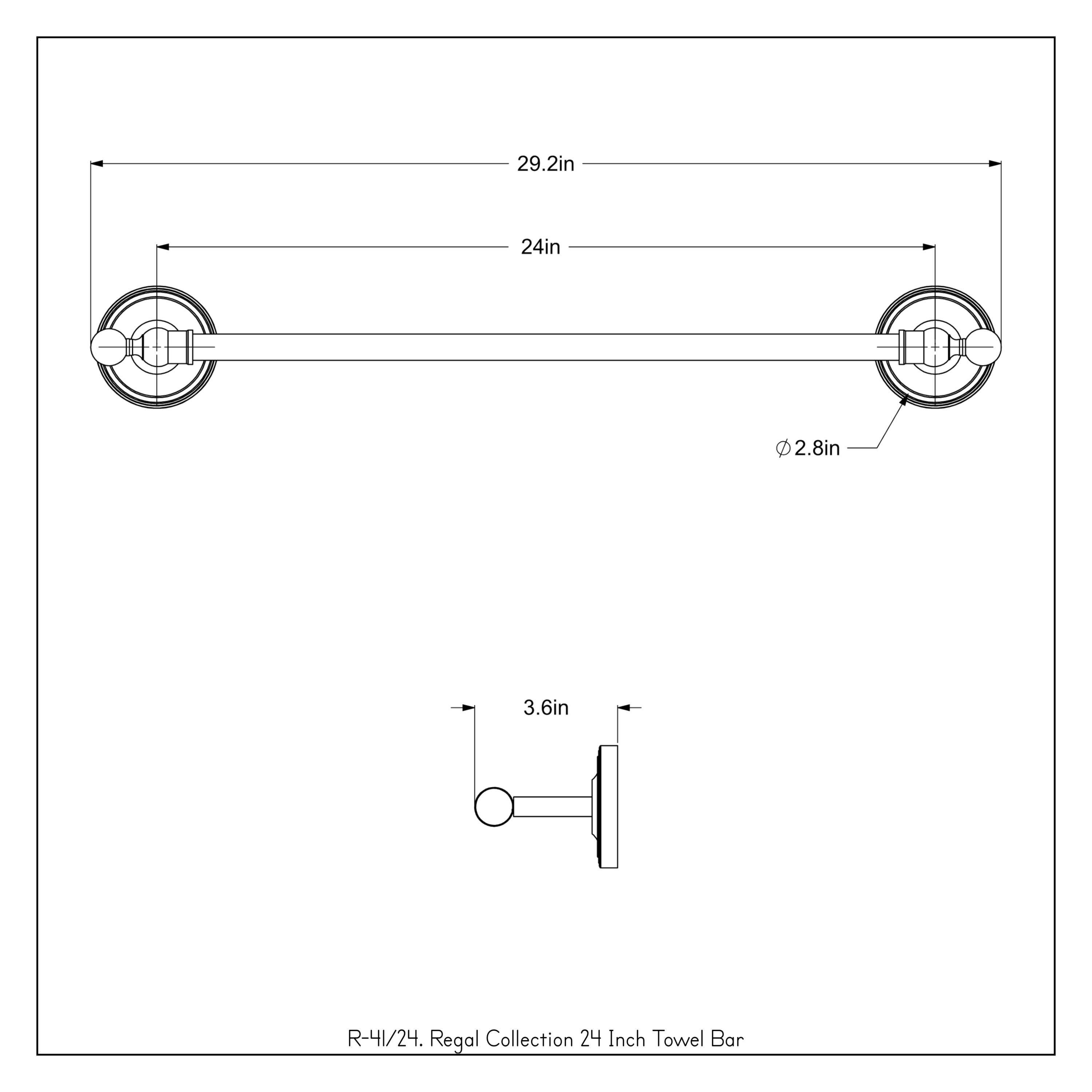 27'' Wall Towel Bar