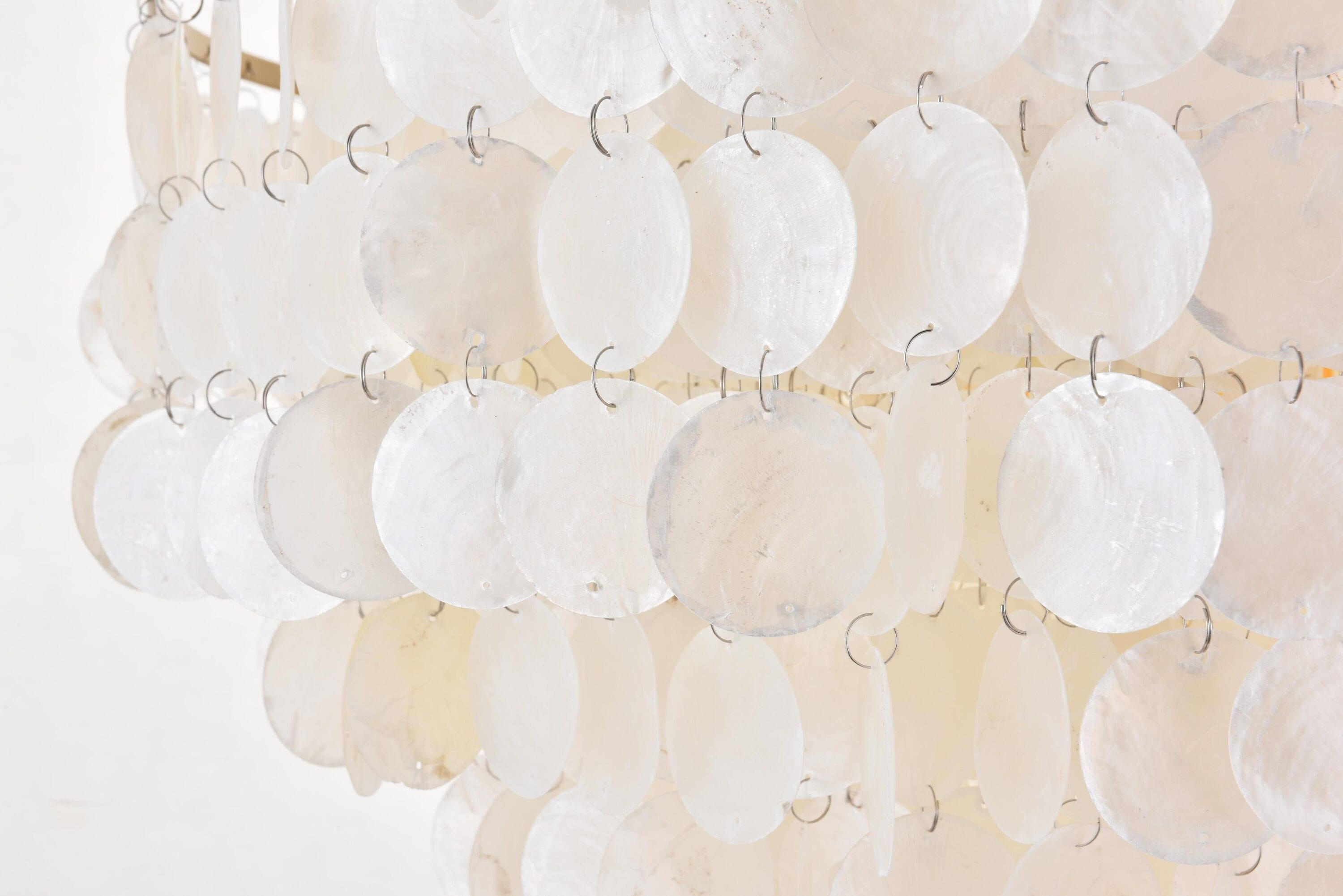 Elegant Lighting Selene 6 light Brass Pendant