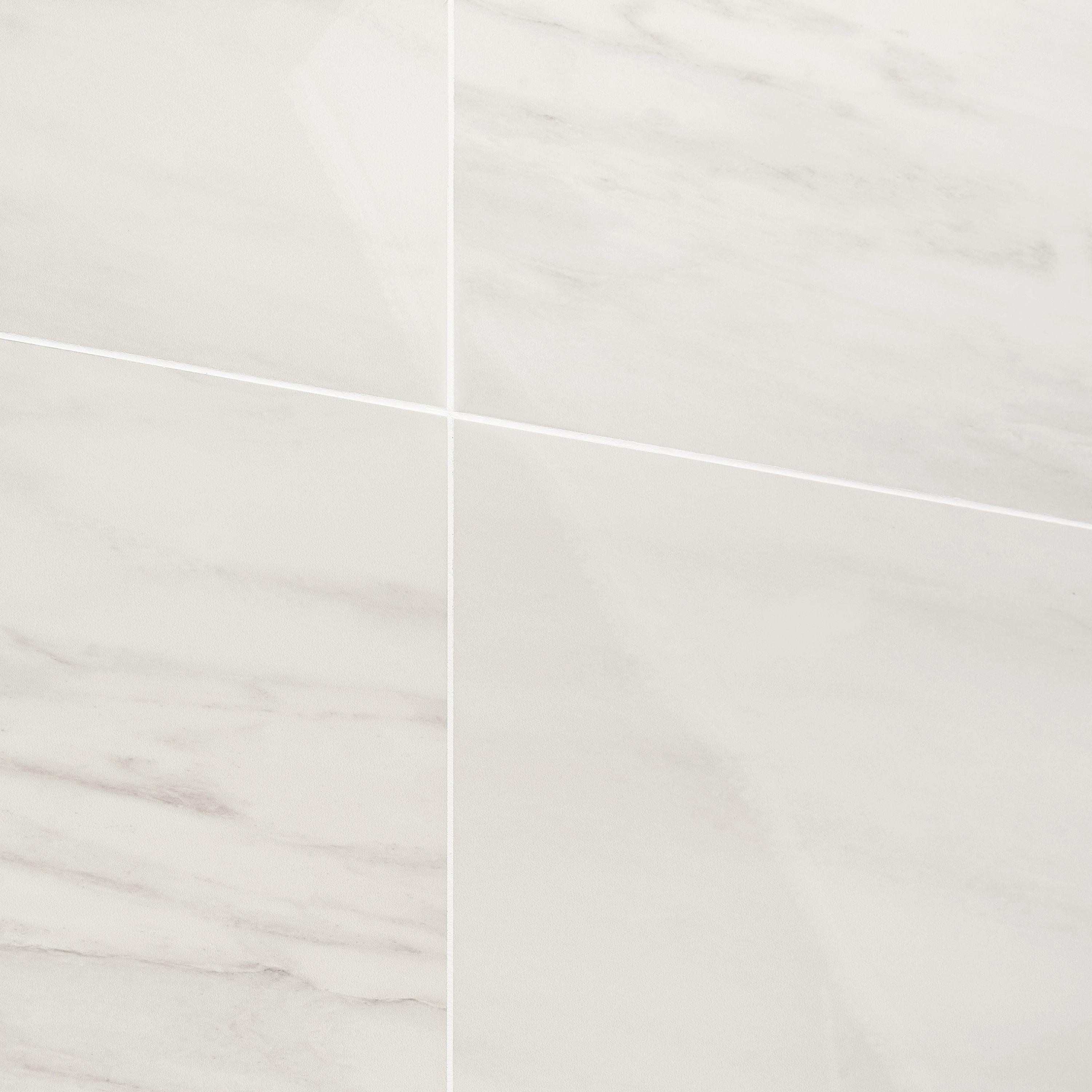 24" x 24" Polished Marble Look Porcelain Floor and Wall Tile (15.5 Sq. Ft. / Case)