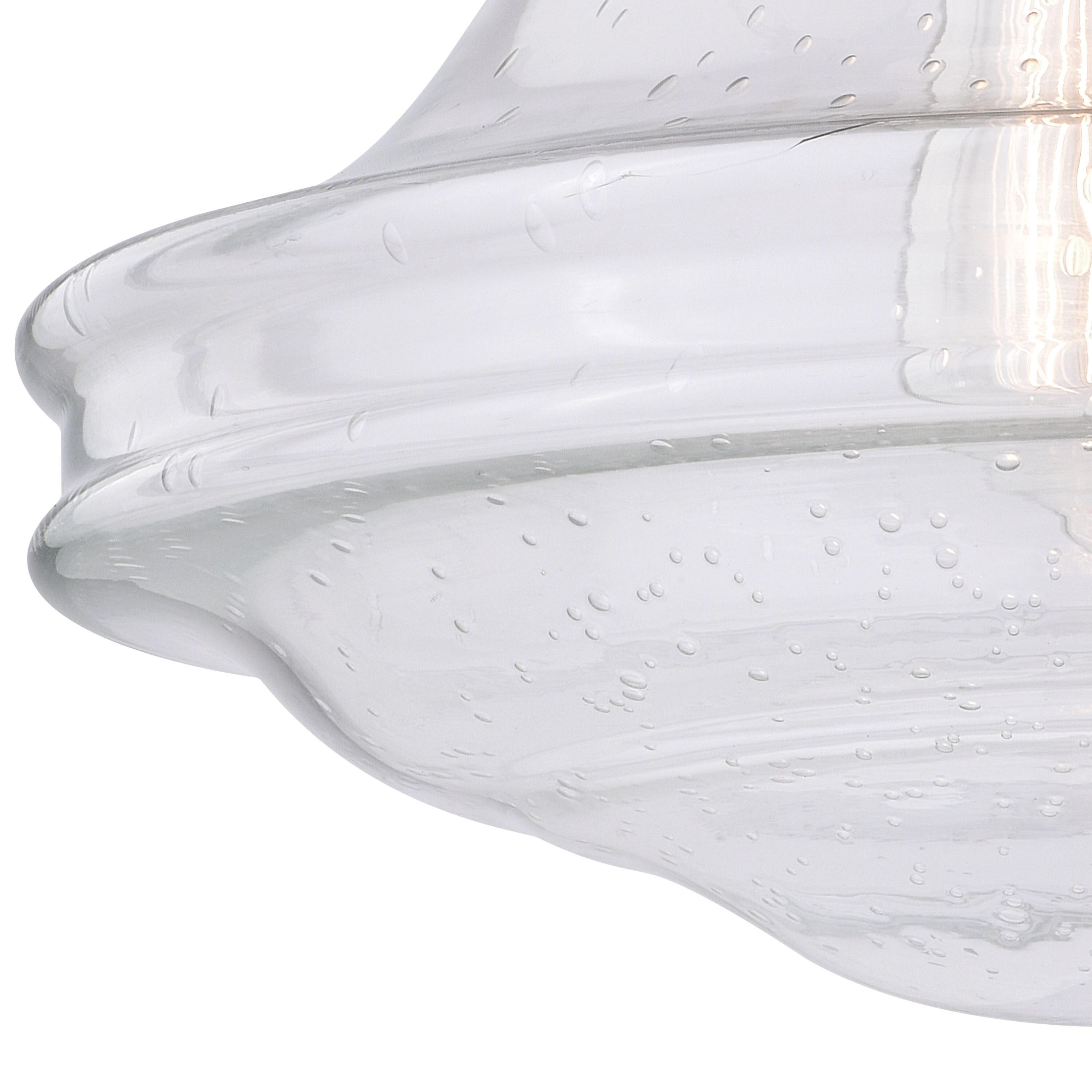 Vaxcel Huntley 1 - Light Flush Mount in  Satin Nickel