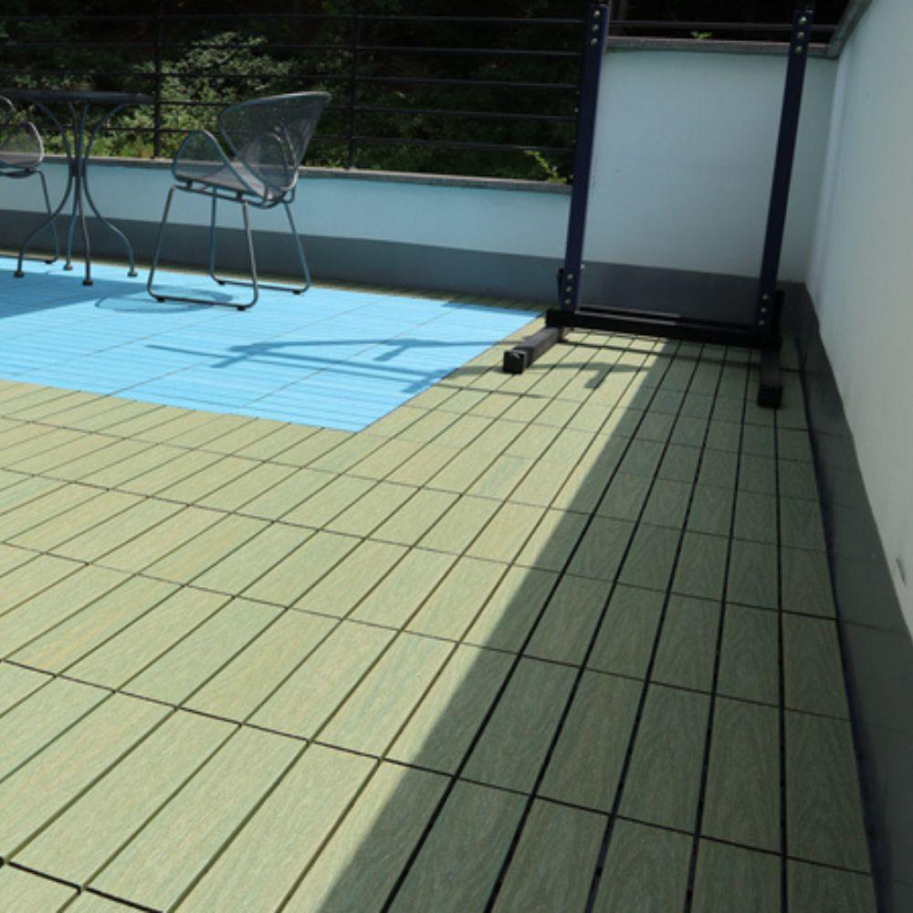UltraShield Naturale Composite 12" x 12" Interlocking Deck Tile