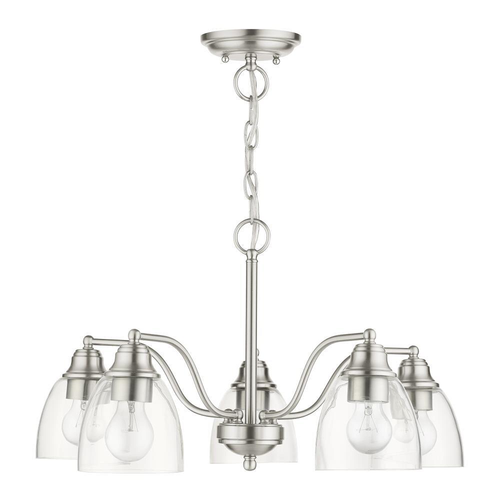 Livex Lighting Montgomery 5 - Light Chandelier in  Brushed Nickel