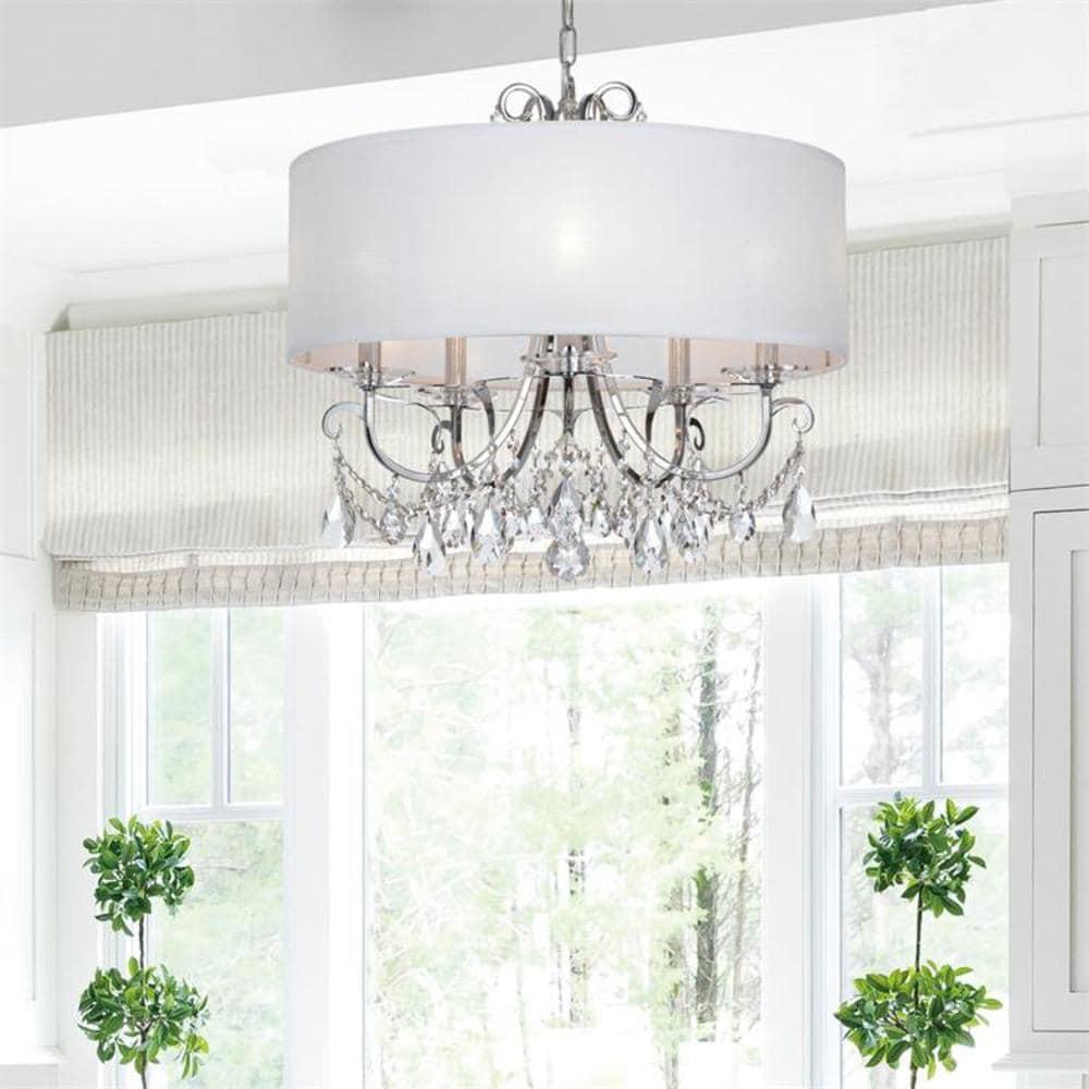 Crystorama Lighting Othello 5 - Light Chandelier in  Polished Chrome