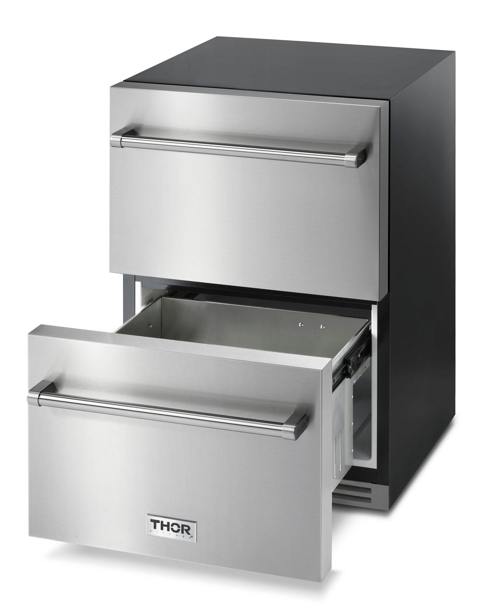 THOR Kitchen Indoor/Outdoor Double Drawer Refrigerator - TRF24U