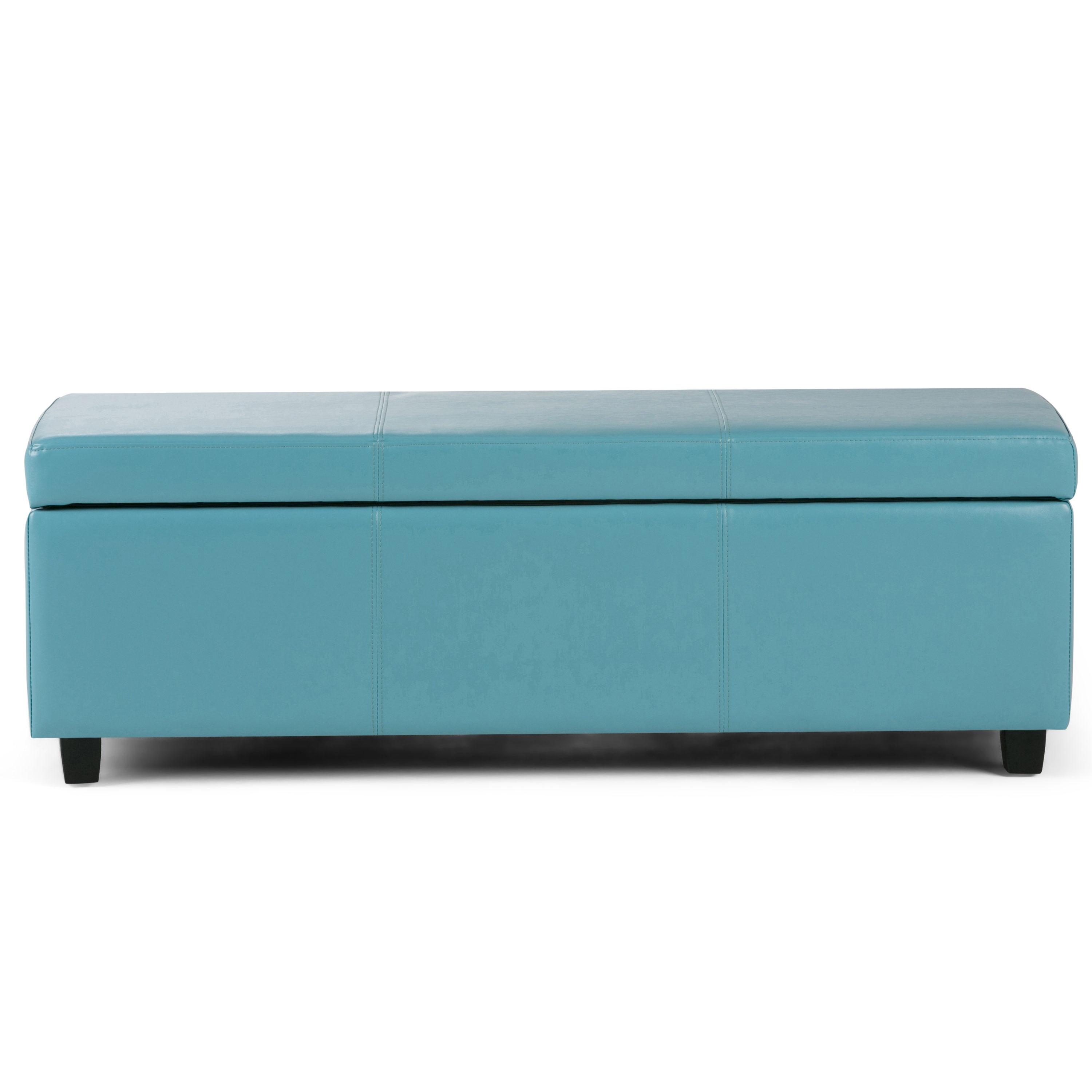 Simpli Home Avalon Storage Ottoman Bench,Assembled