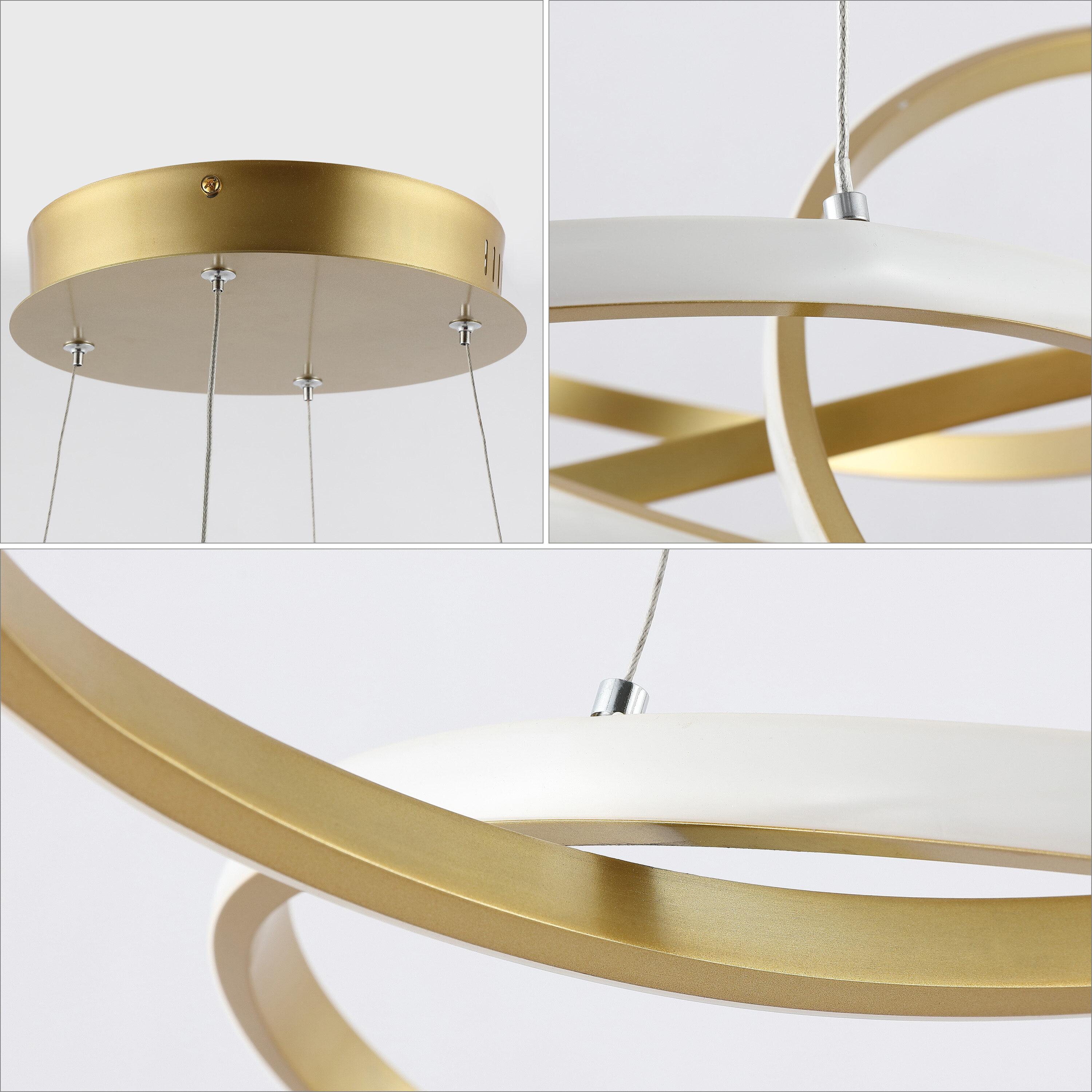 Cales Dimmable LED Geometric Chandelier