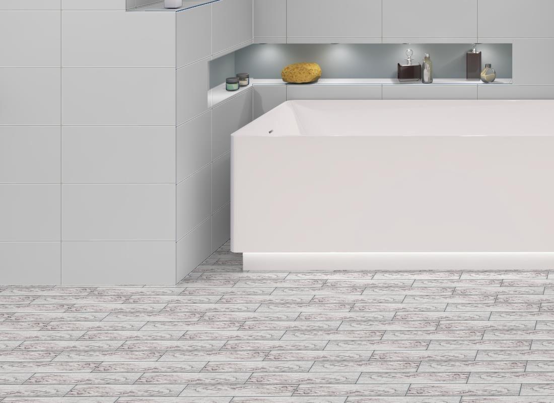 Kendel 3'' x 14'' Glass Subway Kitchen Backsplash and Shower Wall Tile
