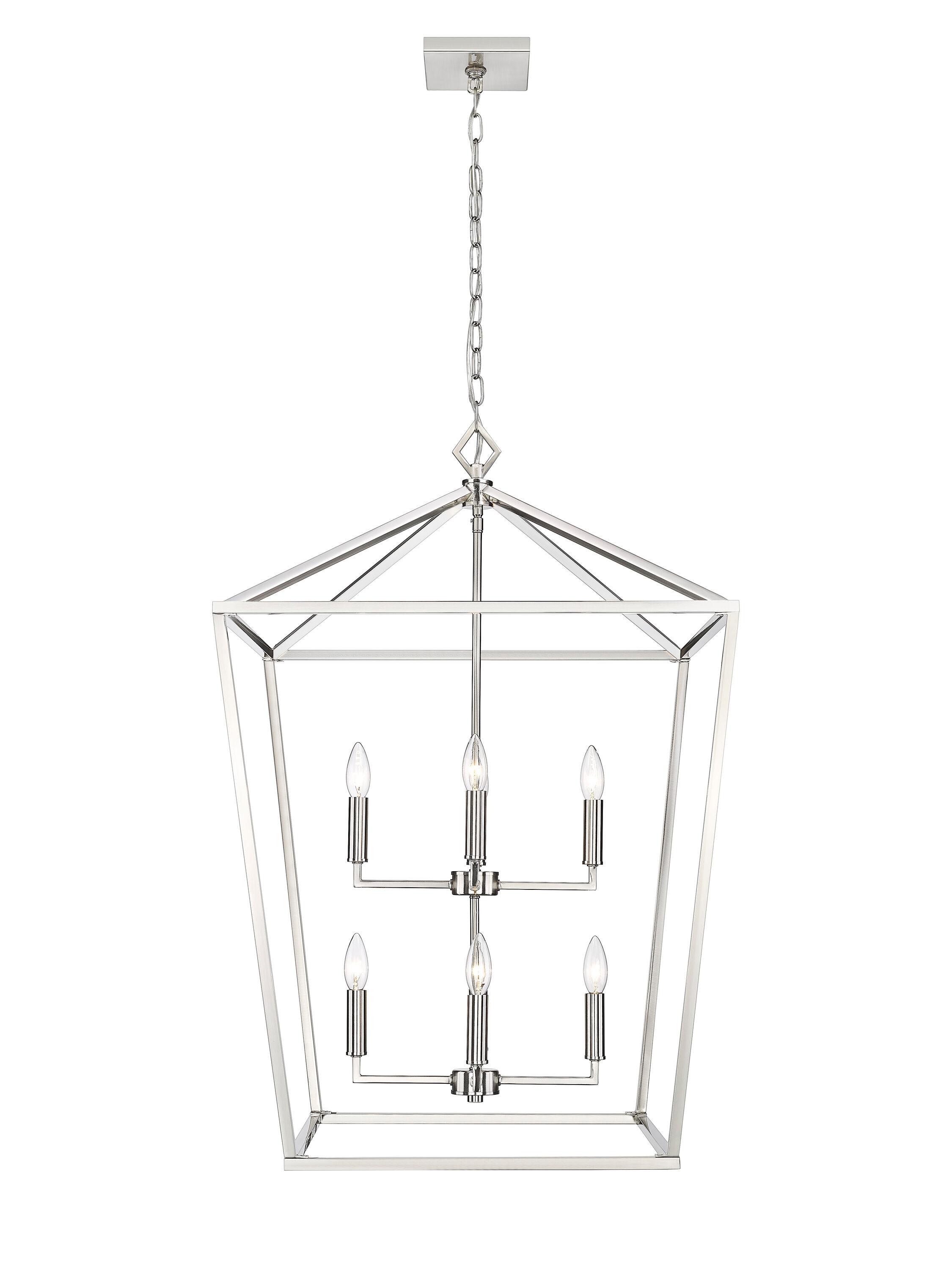 Millennium Lighting 8 - Light Pendant in  Satin Nickel
