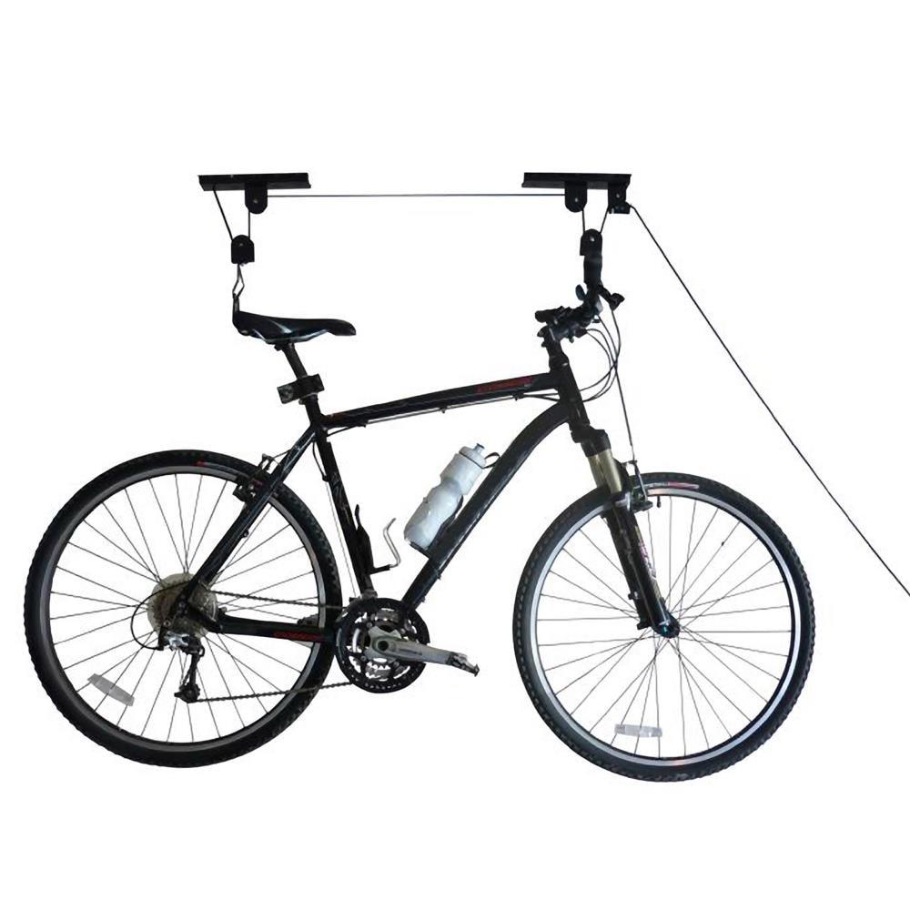 Bike Hanger – Overhead Hoist Pulley System with 100lb Capacity for Bicycles or Ladders – Secure Garage Ceiling Storage by RAD Cycle