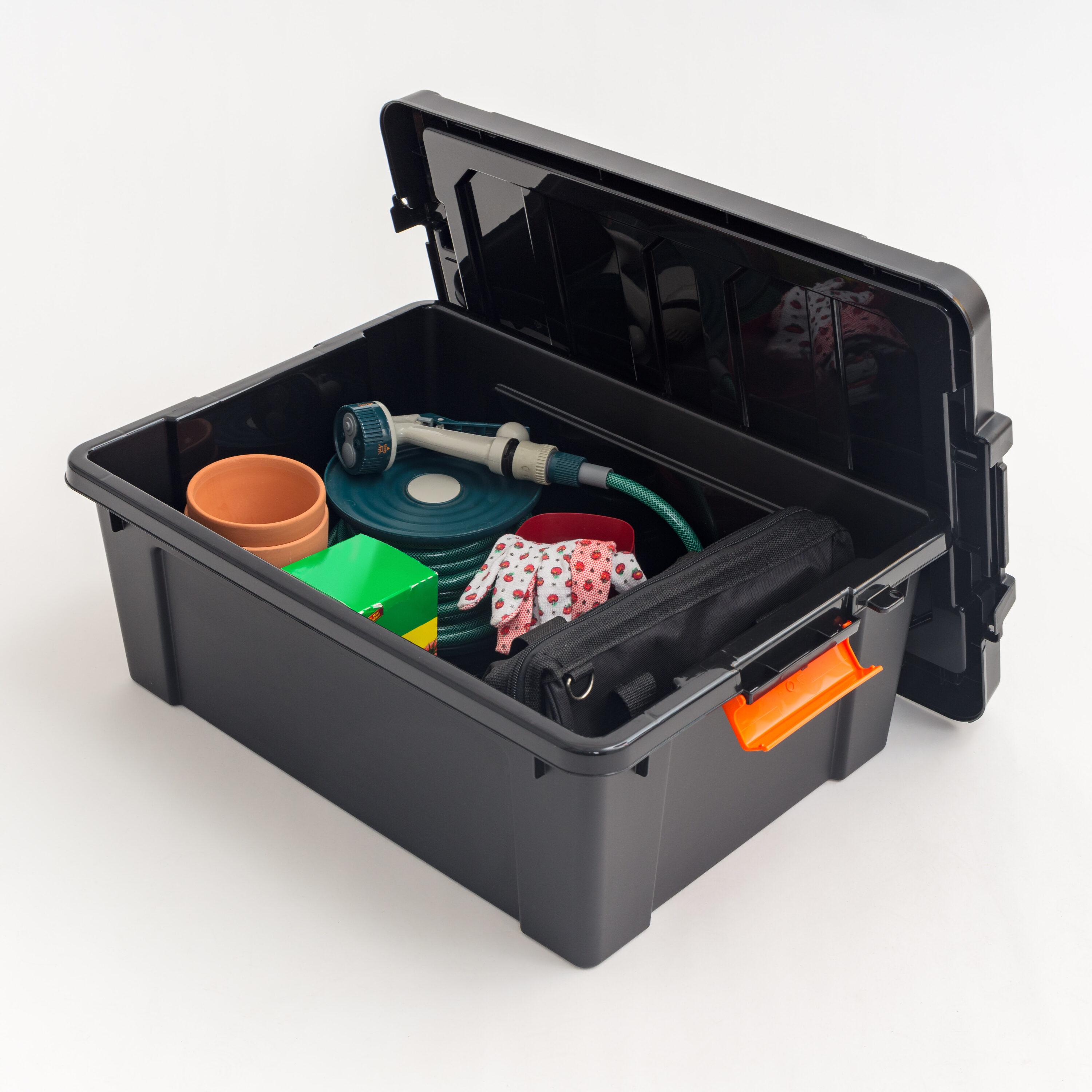 48Qt./12 Gal. Heavy-duty Stackable Storage Tote