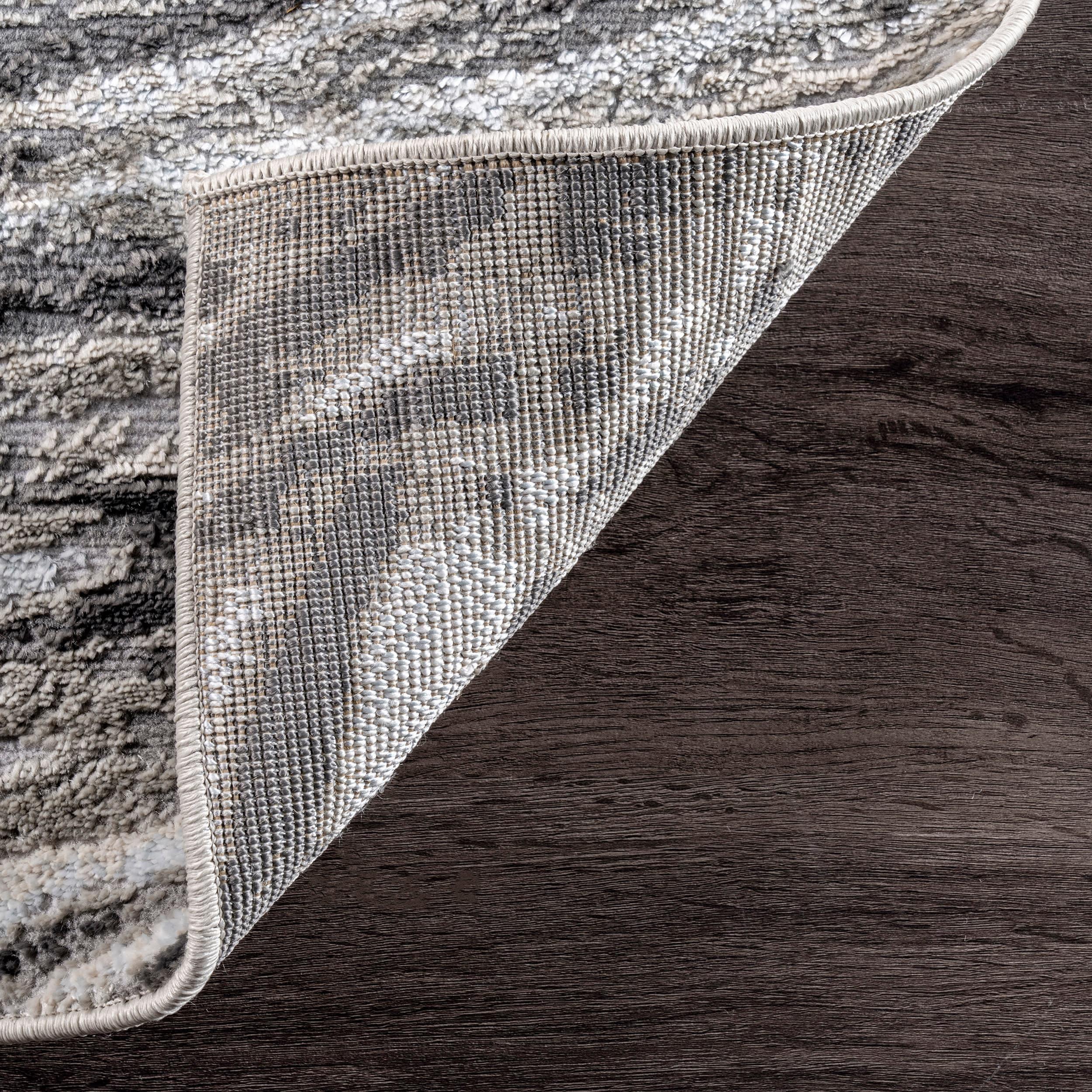 Nuloom Drea Marble Abstract Indoor Area Rug, Gray, 5'x8'