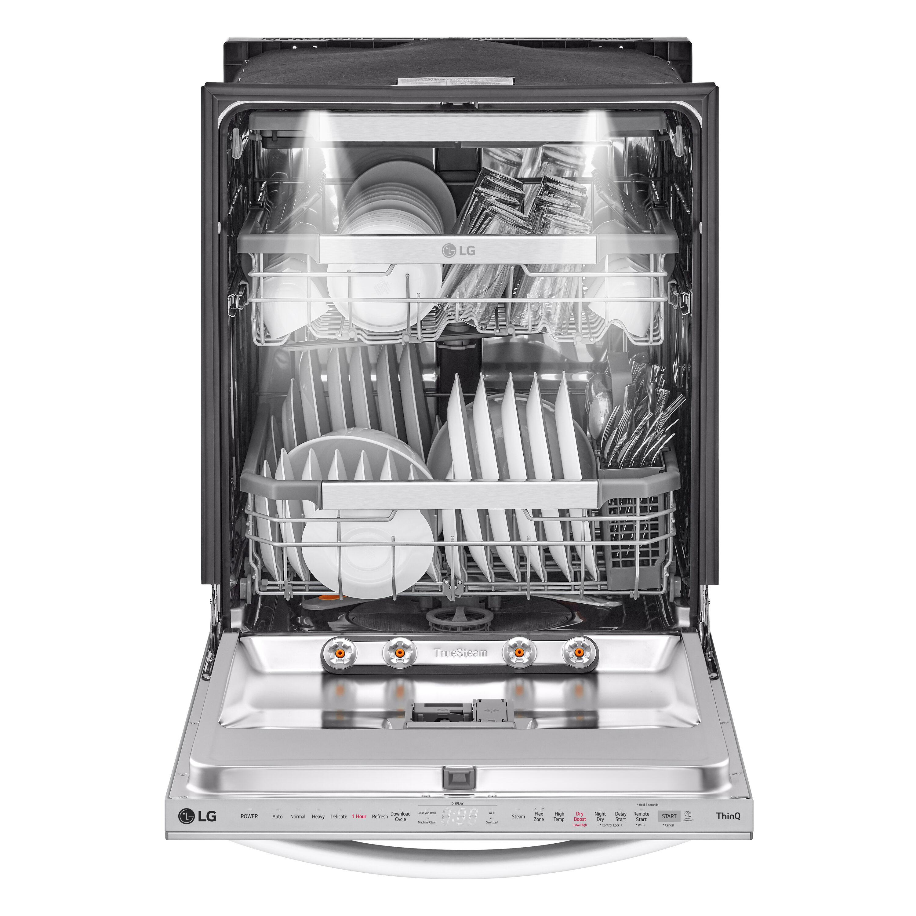 LG LG Smart Top Control Dishwasher with 1-Hour Wash & Dry, QuadWash® Pro, TrueSteam®, and Dynamic Heat Dry™ LDTH7972D