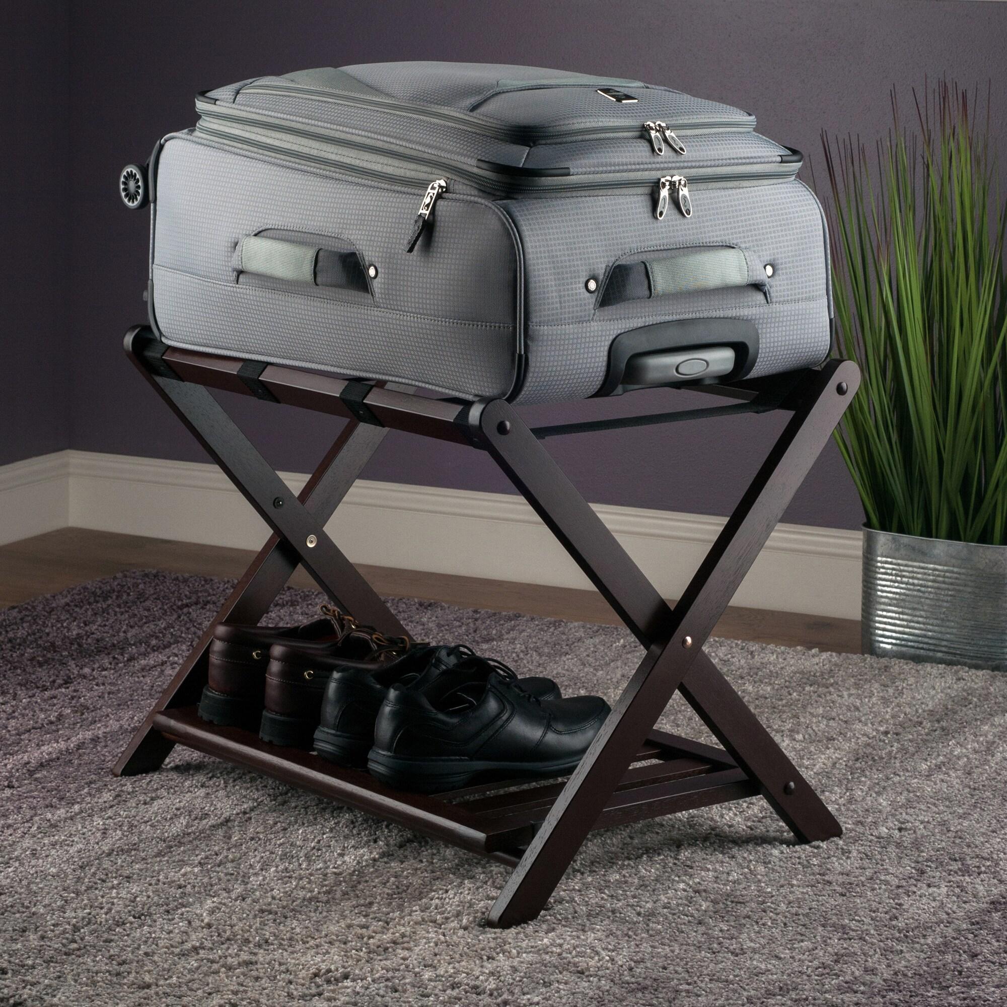 Folding Wood Luggage Rack